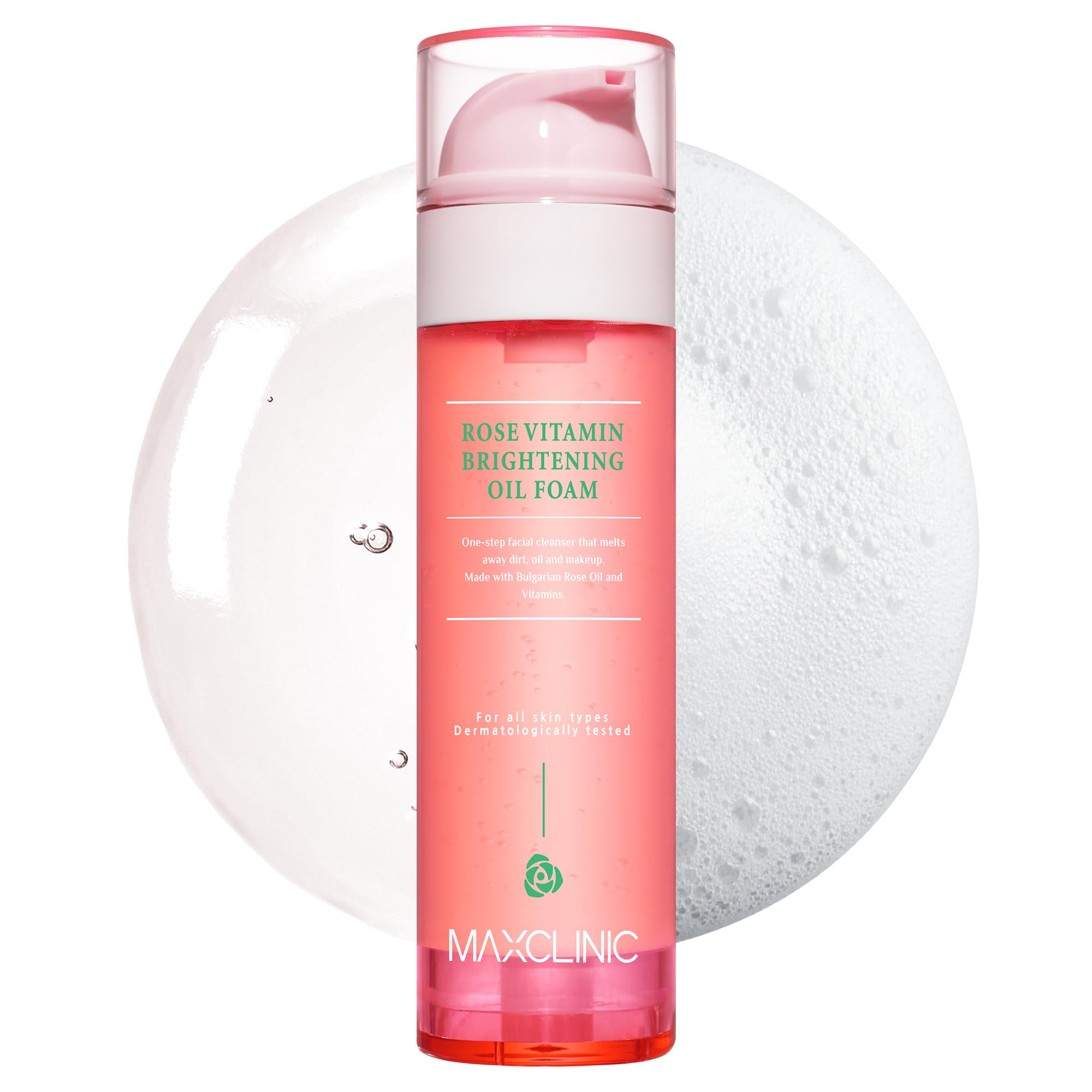 MAXCLINIC K Beauty Rose Vitamin Oil To Foam - Makeup Face Wash Cleanse - View 2