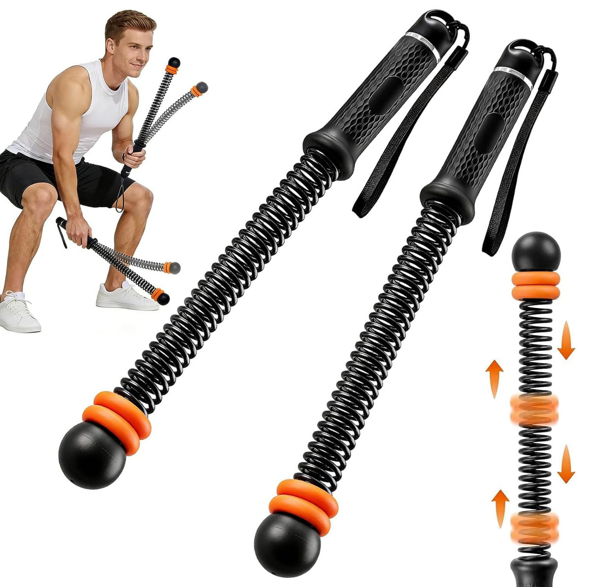 2PCS Weighted Cordless Battle Ropes - CALLECK Official Imagery - 2
