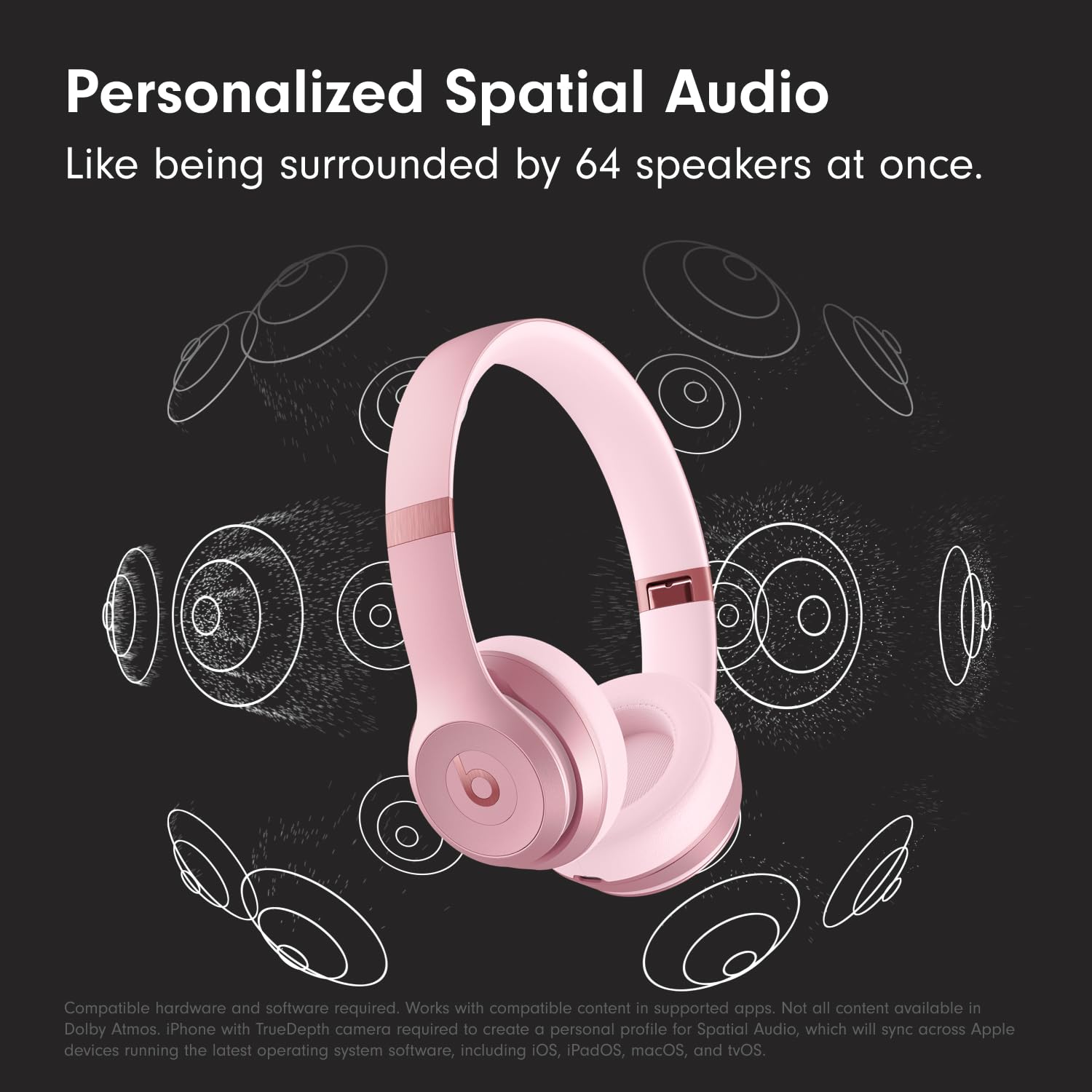 Beats Solo 4 - Wireless On-Ear Bluetooth Headphones, Up to 50-Hou - Beats Official Product View 3