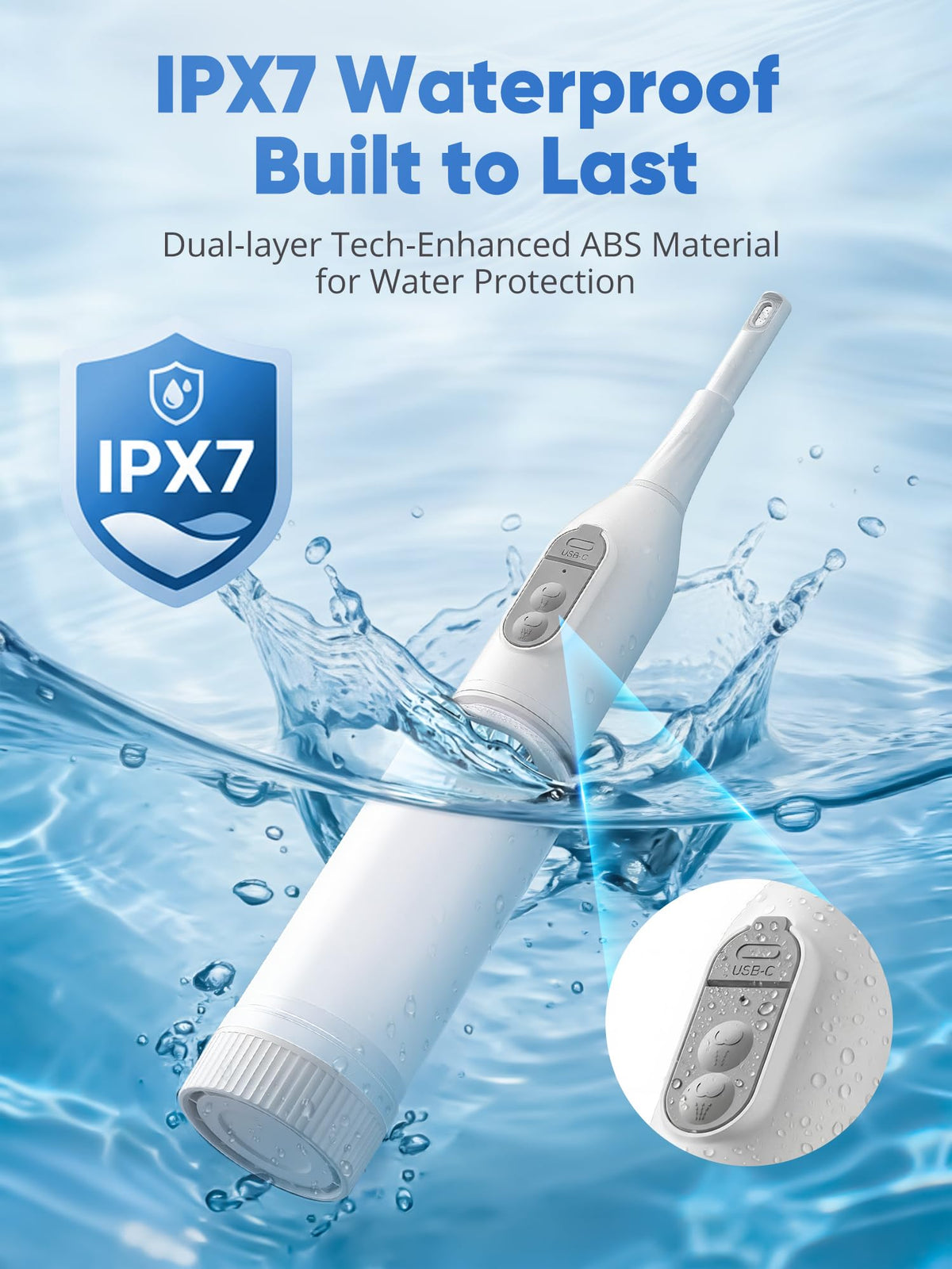 Portable Bidet for Travel Electric Peri Bottle with Dual - ONTHEWEI Official Imagery - 5