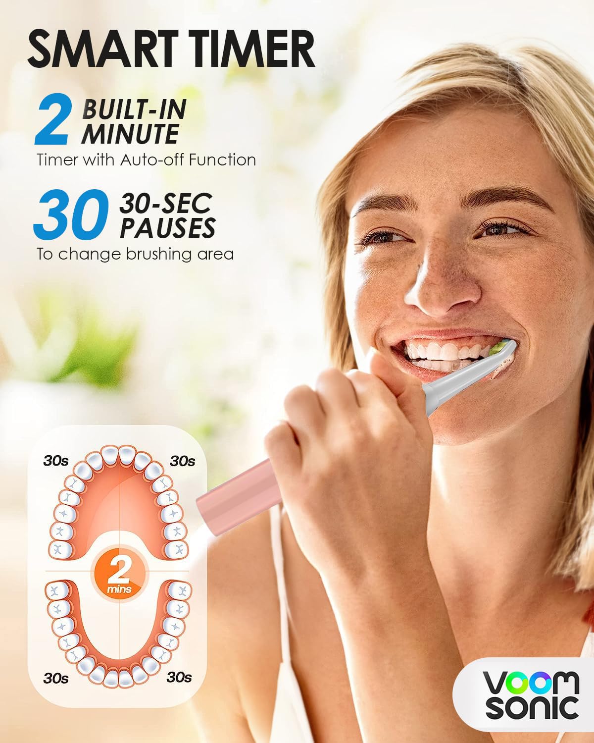 Voom Sonic Electric Toothbrush for Adults Go 1 Series 2 - Voom Sonic Official Imagery - 4