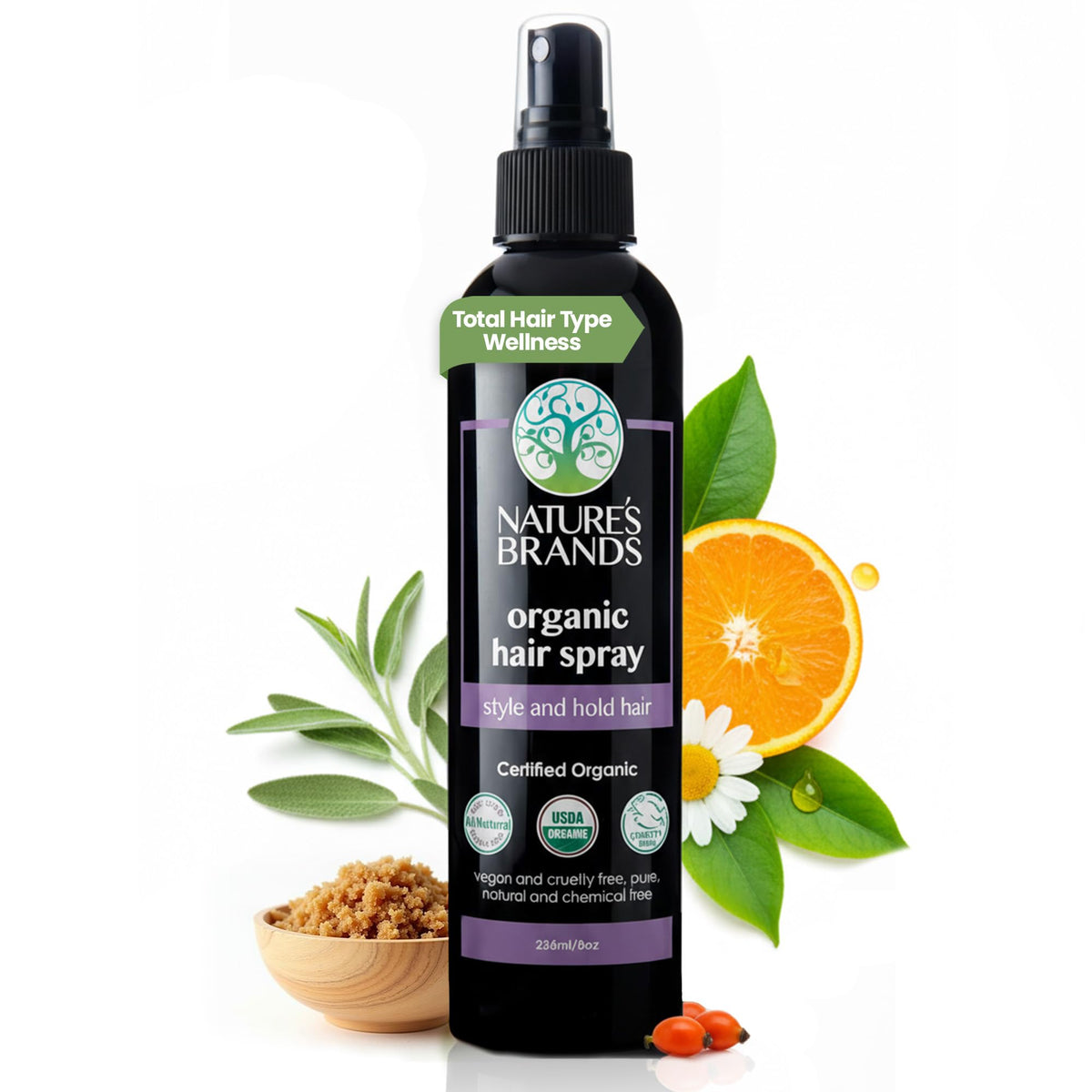 Nature s Brands Organic Hair Spray - Nature's Brands Official Imagery - 2