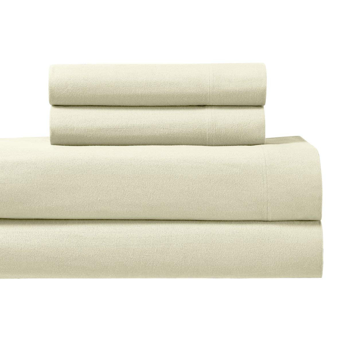 Royal Hotel Flannel Sheet Set 100% Cotton, Soft Cozy Flannel, - Product Imagery