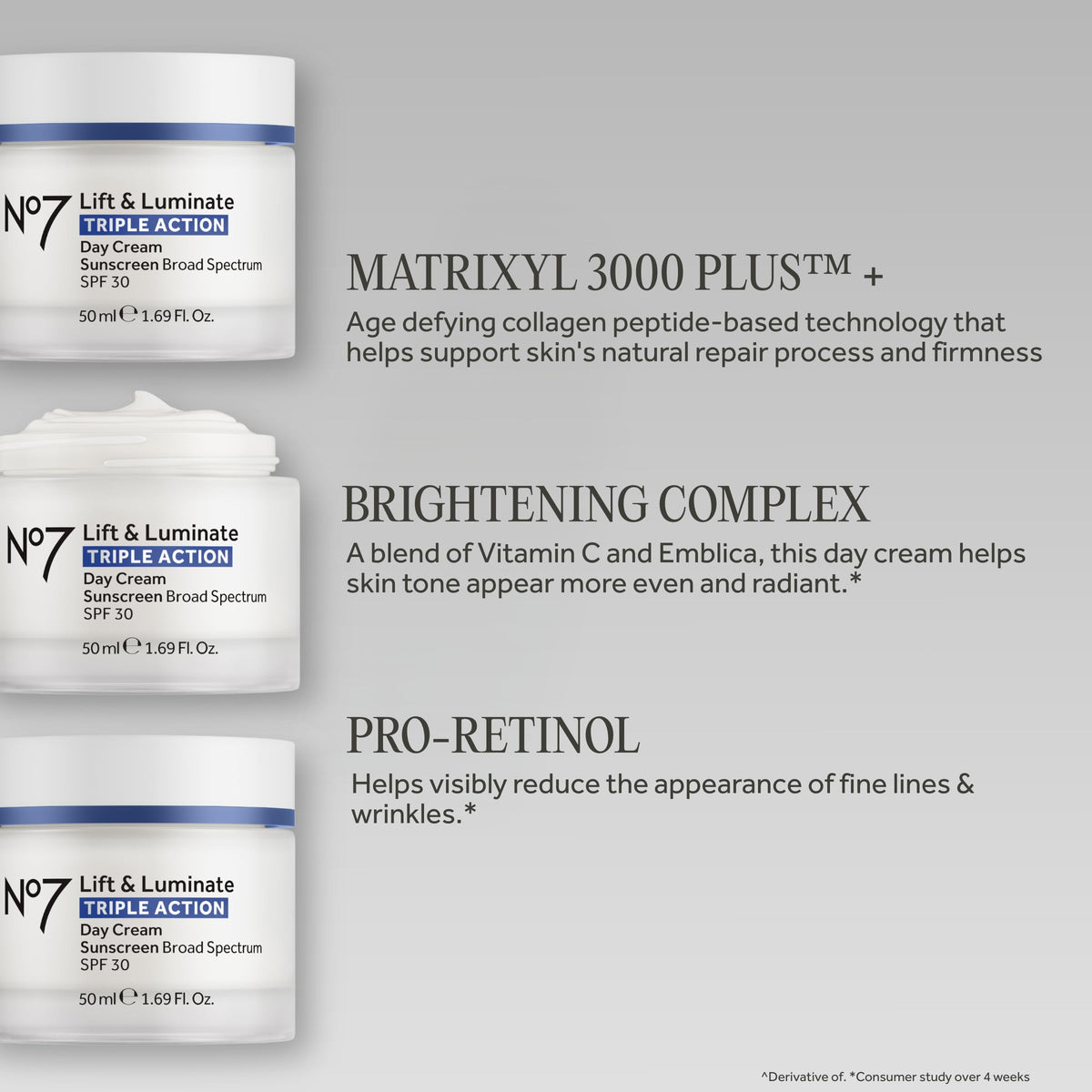 No7 Lift Luminate Triple Action Day Cream with SPF 30 1 69 - No7 Official Imagery - 4