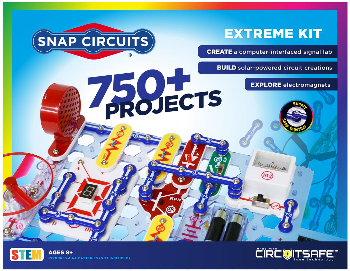 SNAP CIRCUITS Jr SC 100 STEM Electronics Kit 100 Projects - Snap Circuits Official Imagery - 8