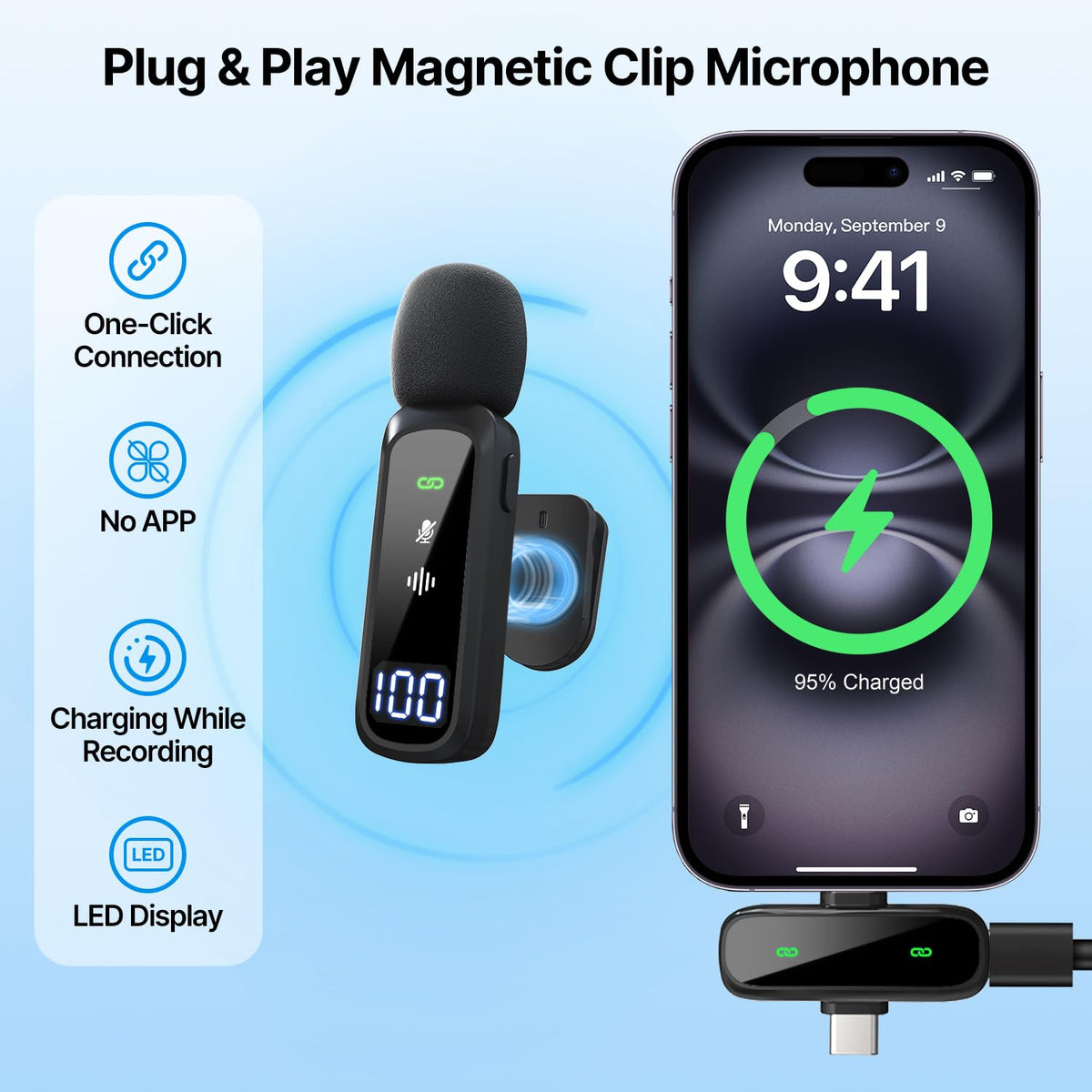 Vlogging Kit for iPhone Android 70 9 Extendable Selfie Stick - yAyusi Official Imagery - 4