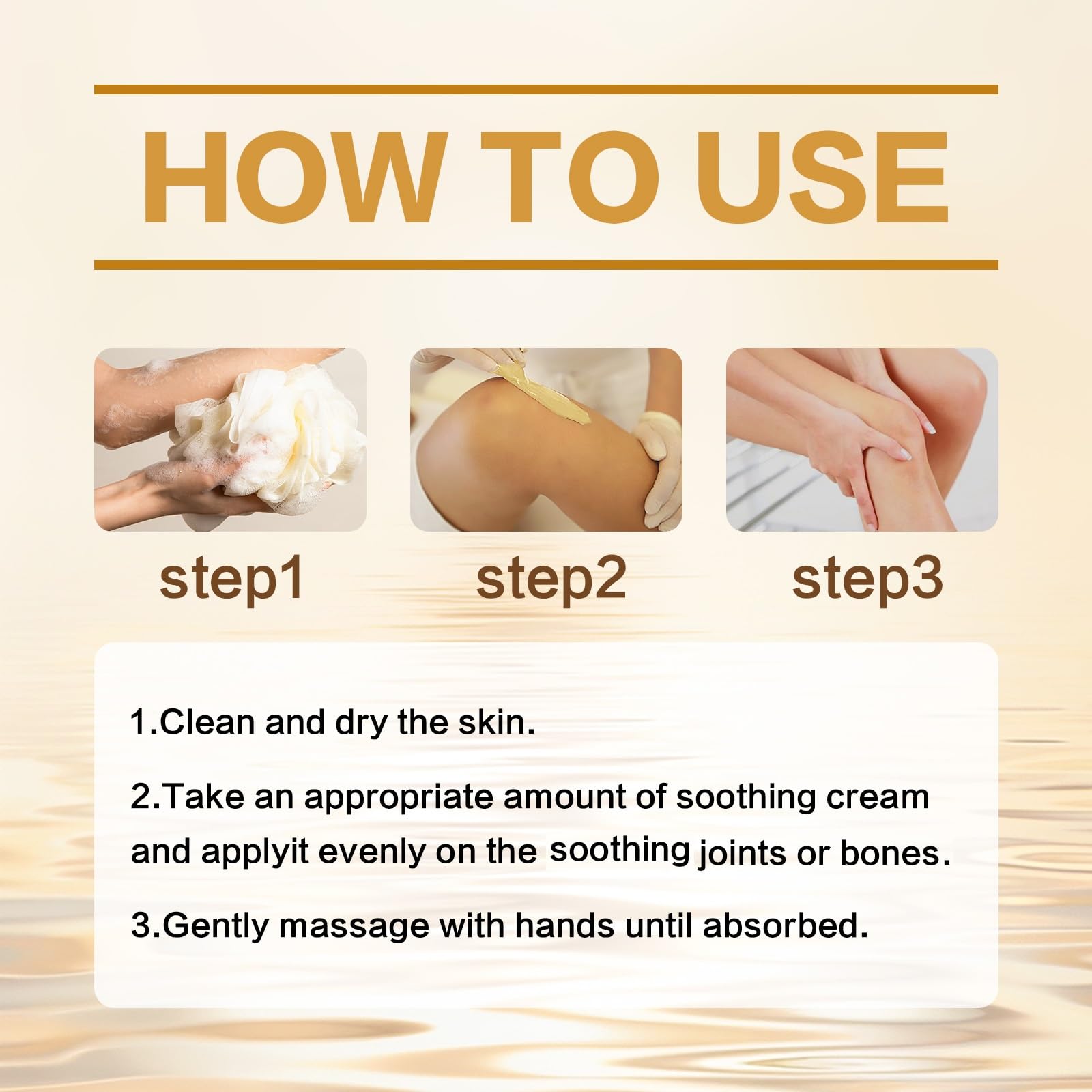 Botulinum Toxin & Bee Venom Bone Healing Cream,Soothing Joint Muscle Rub for Back, Neck, Hands, Feet.