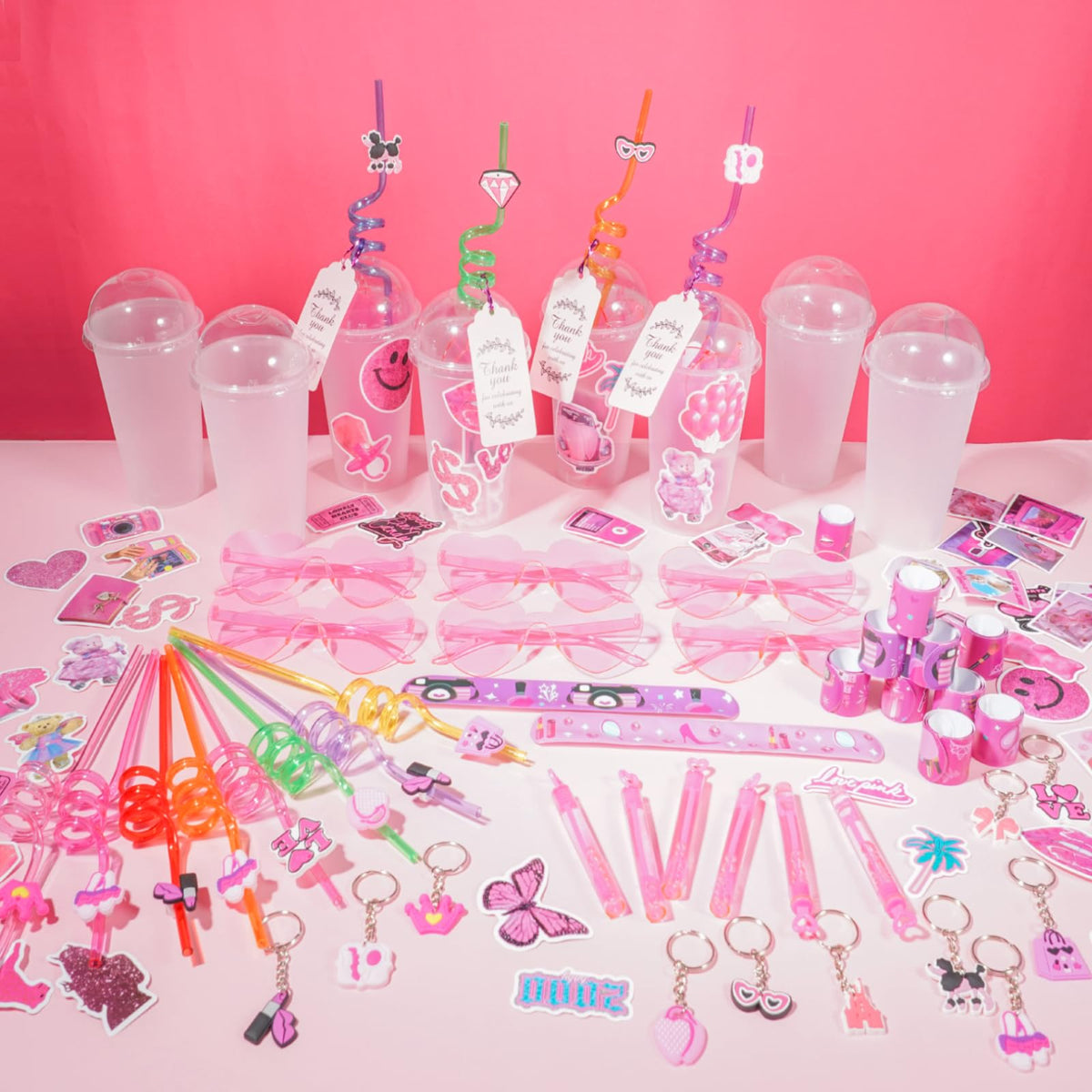 DreamTale 134Pcs Pink Princess Party Favors Gift Set for - DreamTale Official Imagery - 3