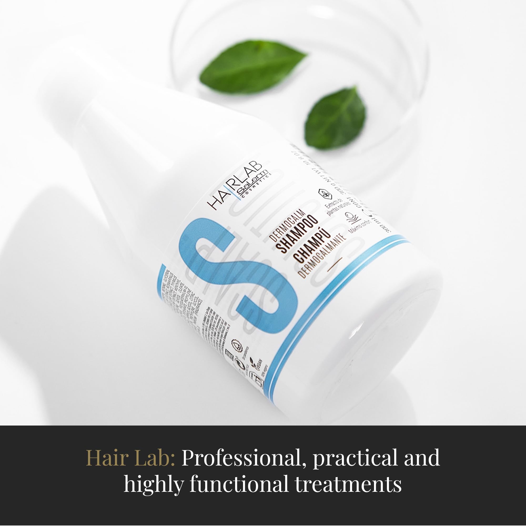 SALERM - Neutral Dermoprotective Shampoo - Hairlab Neutral Balancing - 1200 ml - Neutral pH - For All Hair Types - With Vitamins B and C - Hydrates and Cares for the Scalp - Anti-Frizz