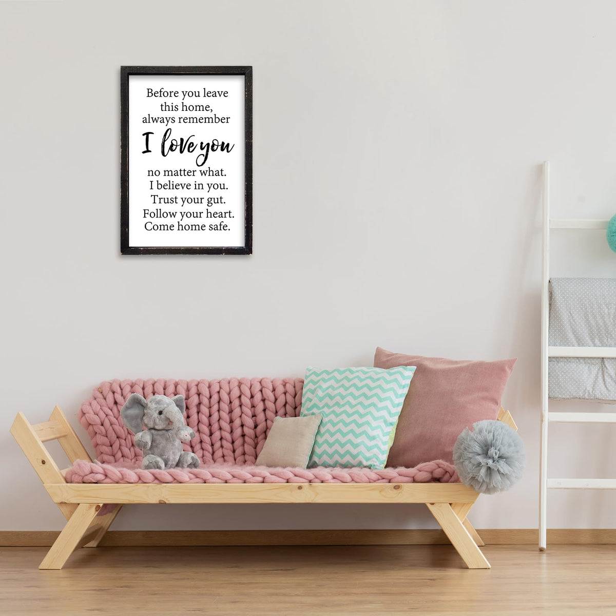 comurdyo Before You Leave This Home Sign Wall Art Decor - comurdyo Official Imagery - 8