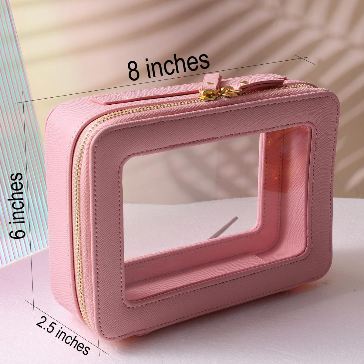 SANHECUN Toiletry bag waterproof cosmetic organizer with - SANHECUN Official Imagery - 8