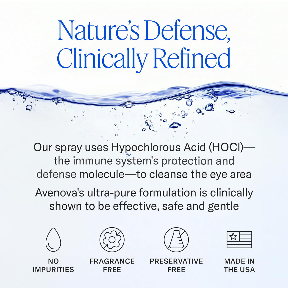 Avenova Daily Clean Duo 20 ml Spray 30 Count Eye Wipes - Avenova Official Imagery - 4