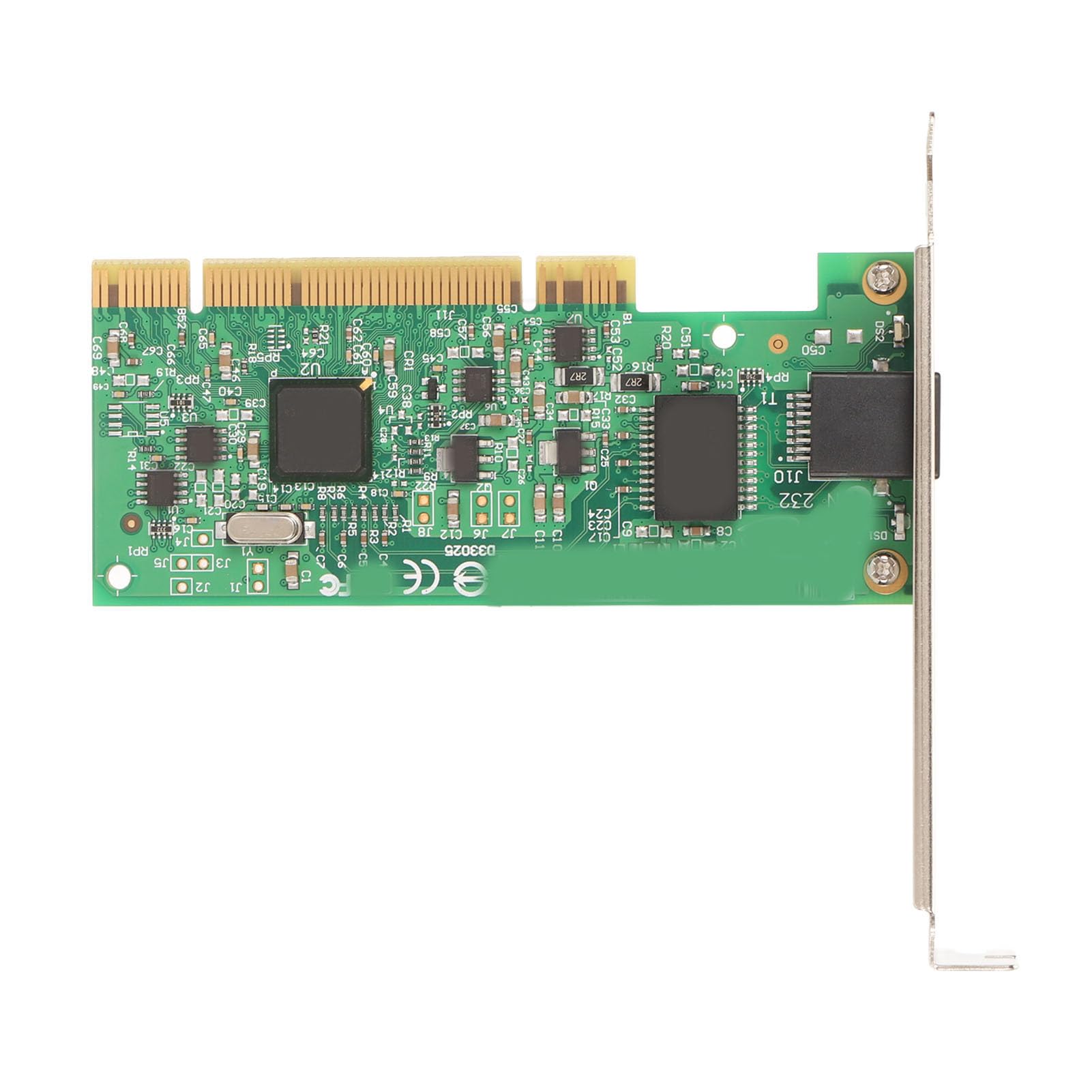 CCYLEZ PCIe Gigabit Ethernet server adapter with RJ45 port, 10/100/1000Mbps fast data transfer, compatible with Linux and DOS.