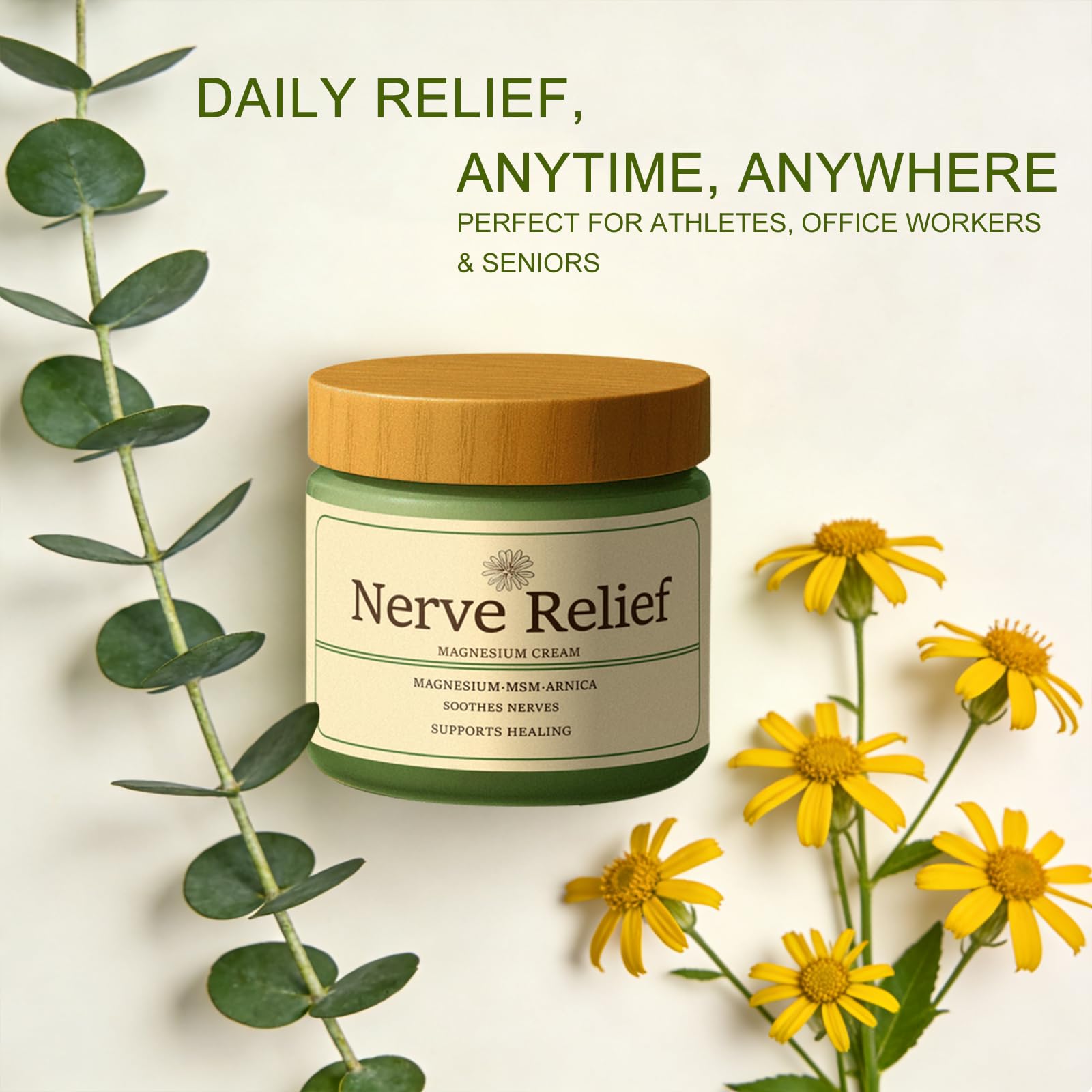 DYALE Nerve Relief Magnesium Cream with Arnica & MSM