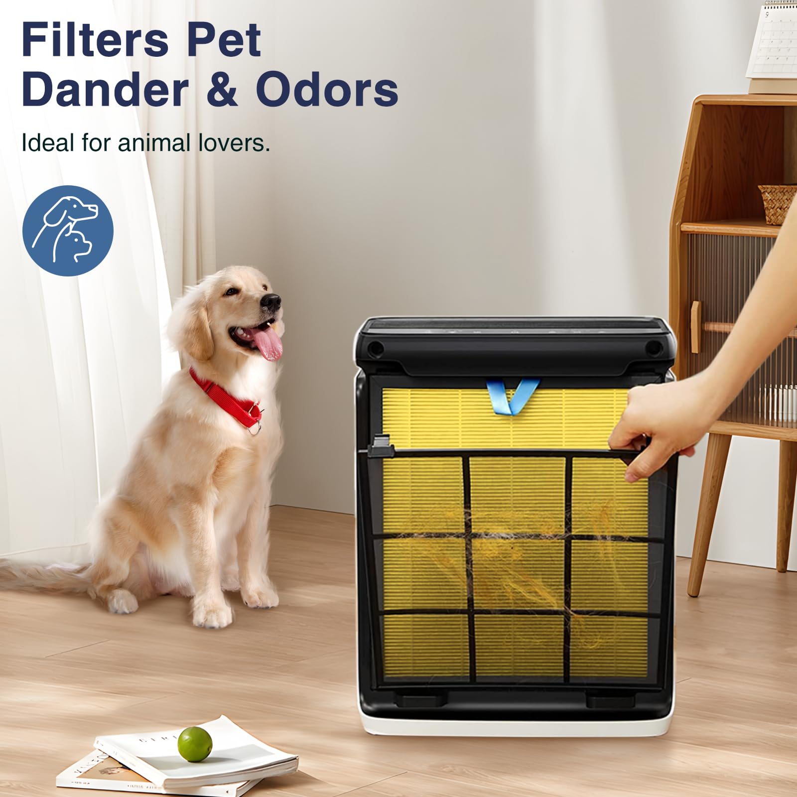 Cabiclean Vital 100S Pet Care Replacement Filter for LEVOIT Vital - Cabiclean Official Product View 4
