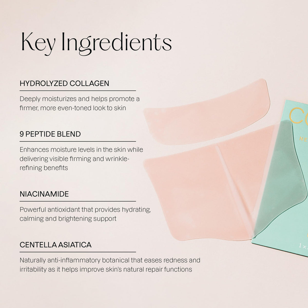 Karuna Collagen Hydrogel Neck Mask 4 Pack - Karuna Official Imagery - 5