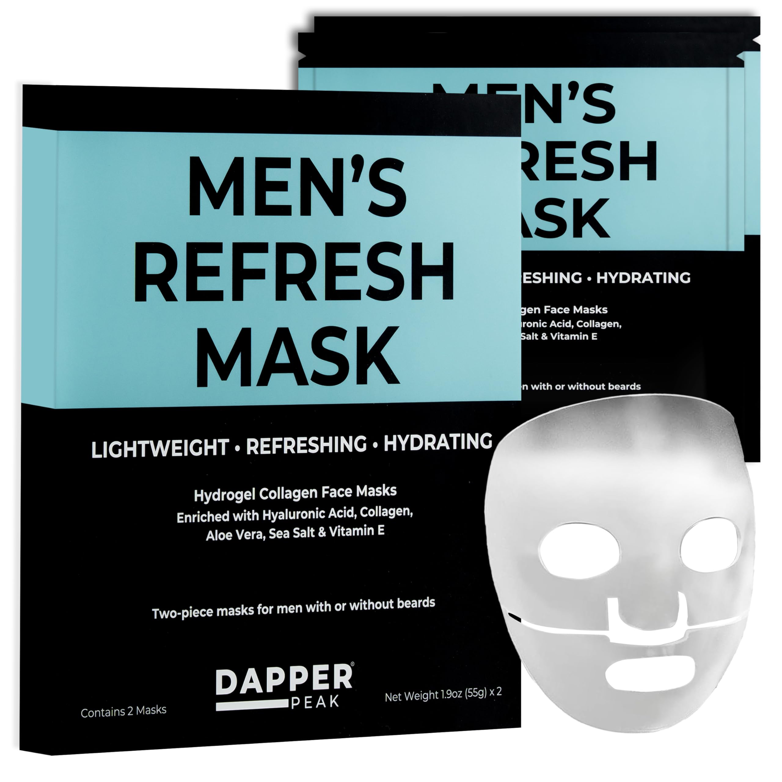 Mens Hydrating Sheet Face Mask for Men - Dapper Peak