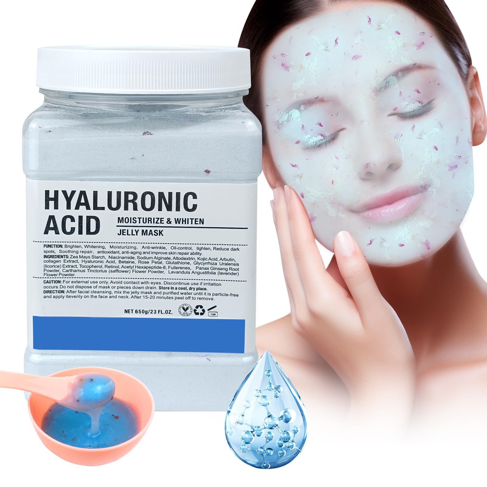 Jelly Mask for Facials Professional, Hydrating &amp; - Angeland