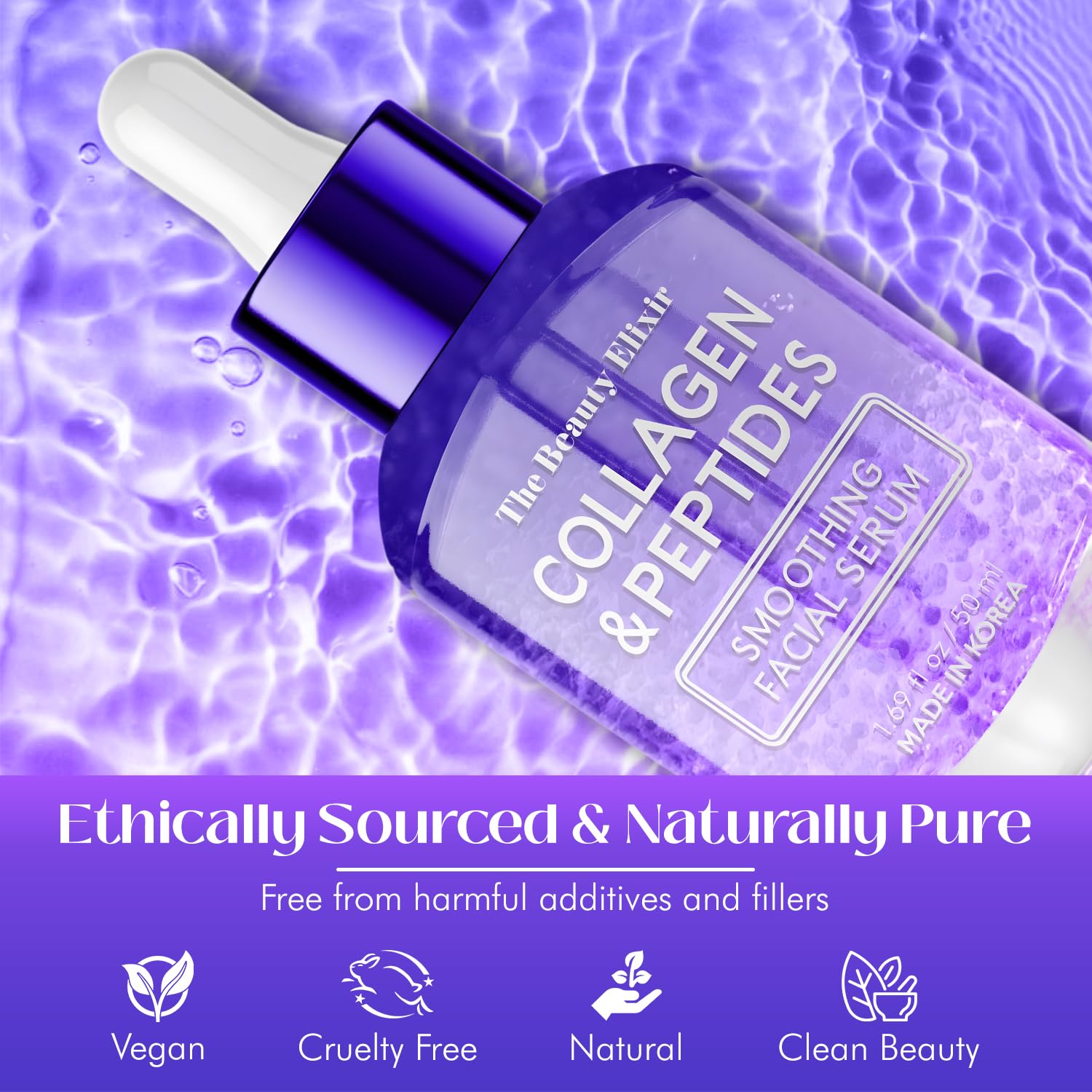 The Beauty Elixir Collagen &amp; Peptides Serum For Face - The Beauty Elixir