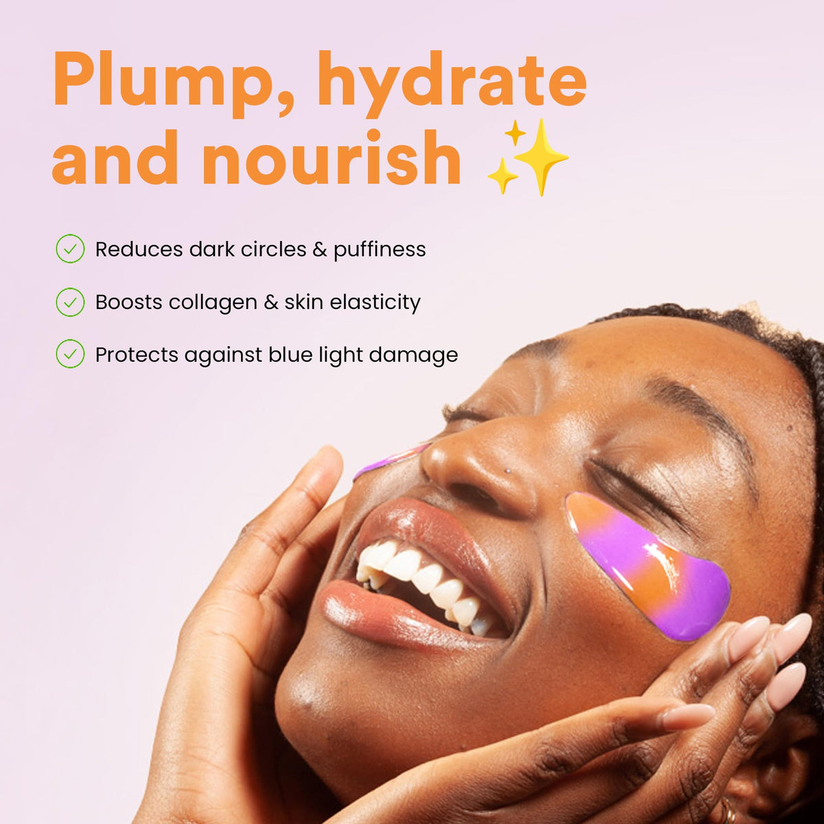 BLAQ Kakadu Plumpers Premium Under Eye Patches for Dark - BLAQ Official Imagery - 4