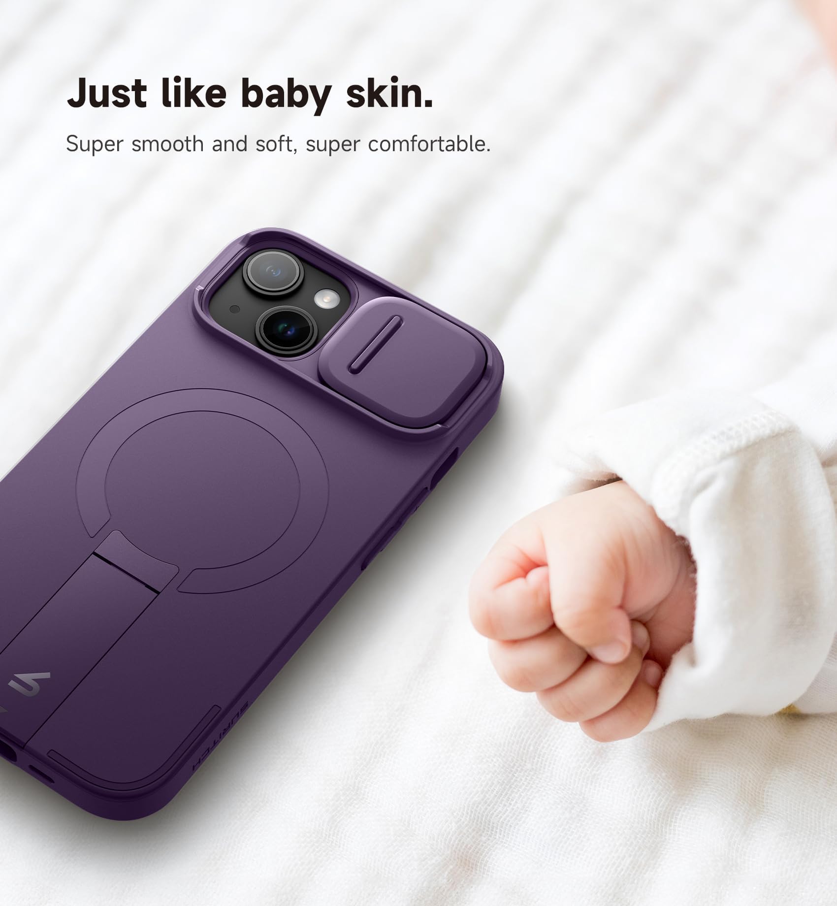 SURITCH for iPhone 13 14 Case with Magnetic Camera Slide - SURITCH Official Imagery - 8
