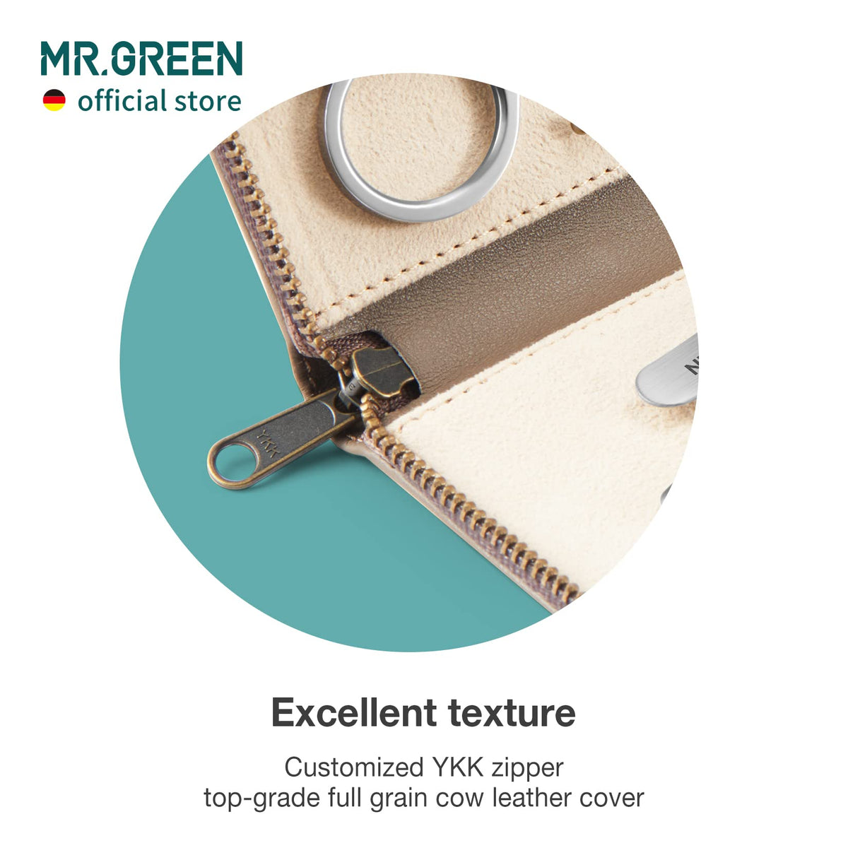 MR GREEN Portable Luxury Manicure Sets Stainless Steel - MR.GREEN Official Imagery - 4
