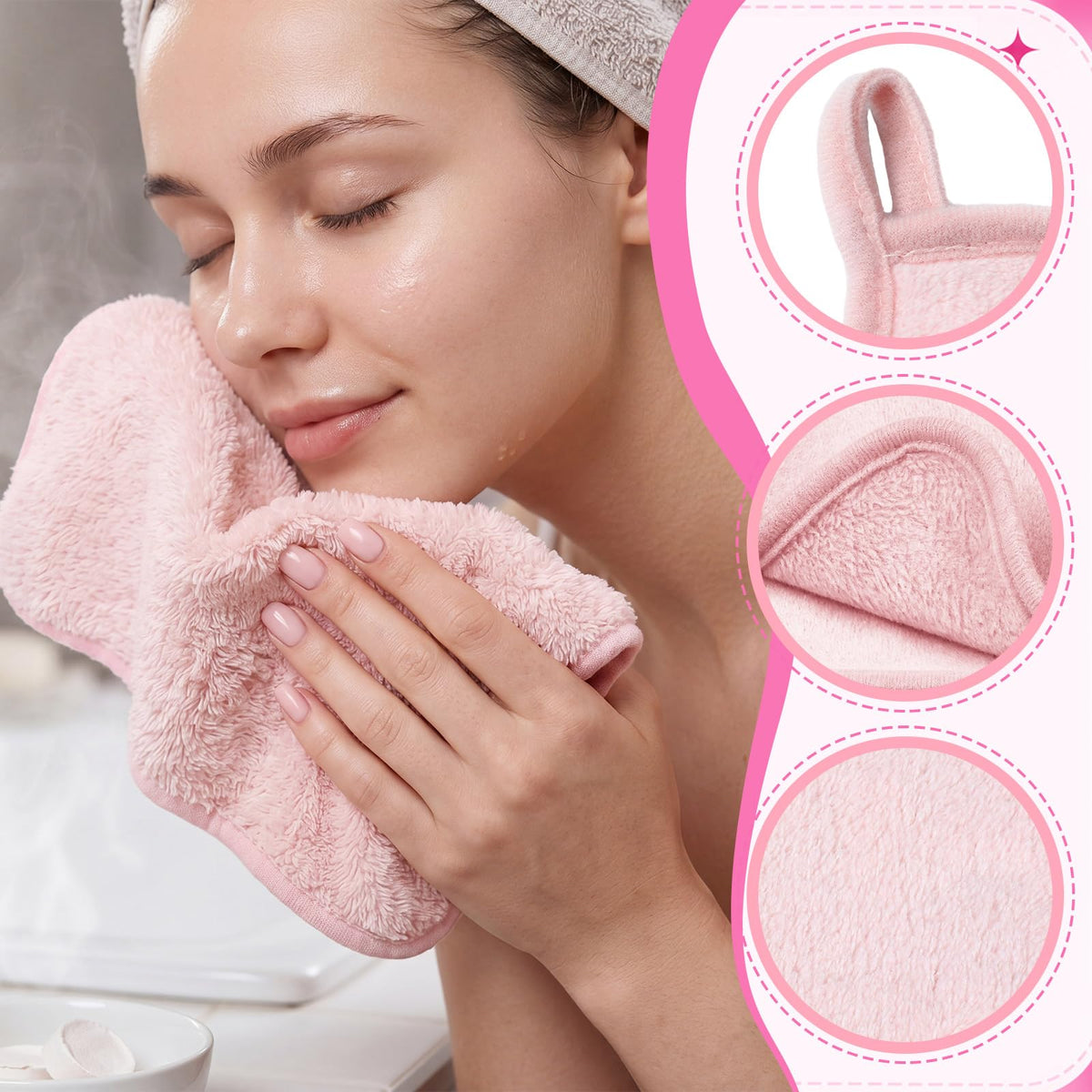 150 Pcs Travel Women Beauty Care Kit Bulk with Cotton Swab - CrystalSylara Official Imagery - 4