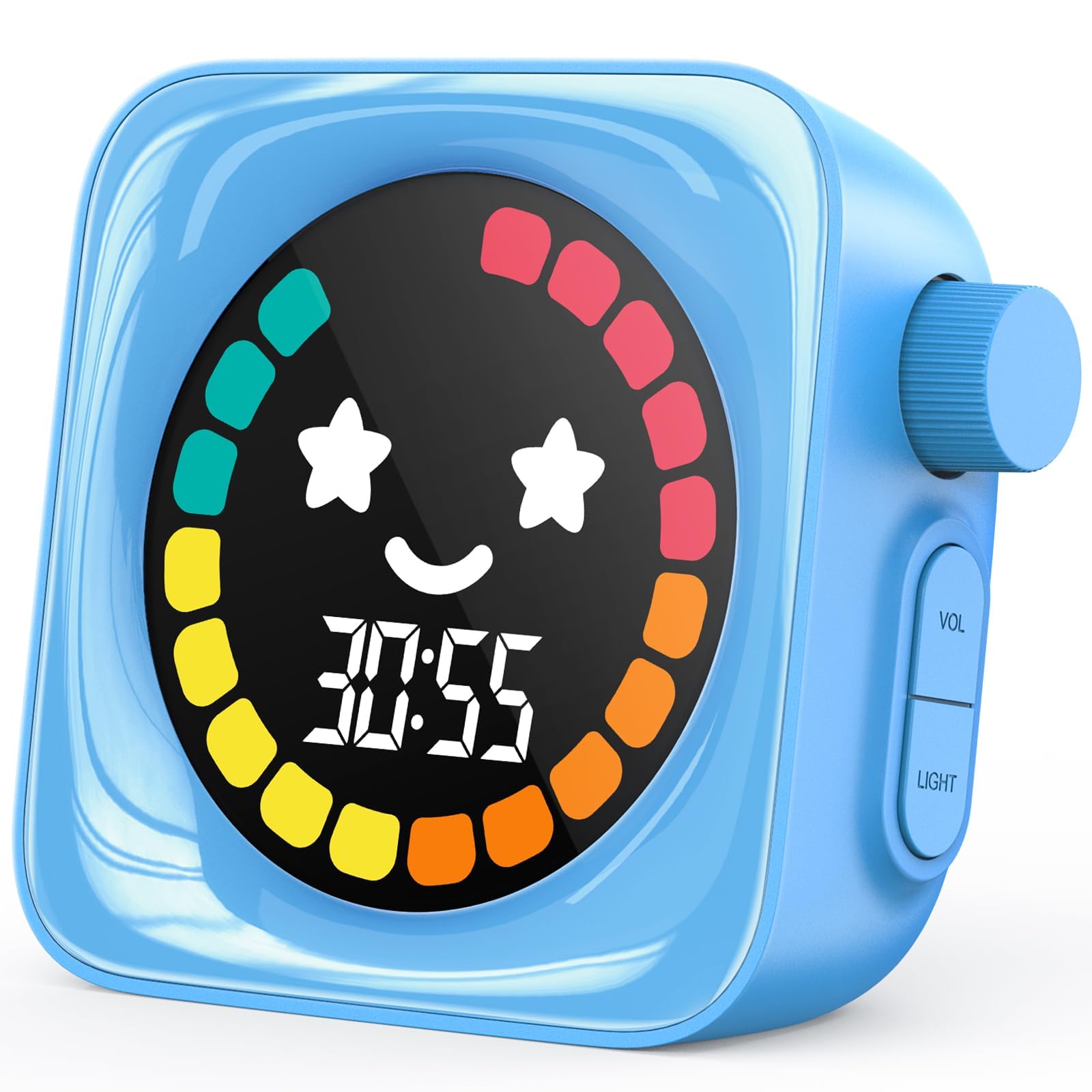 HAUKINIX Visual Timer for Kids ADHD, 99-Mins Digital Countdown/Stopwat - View 1