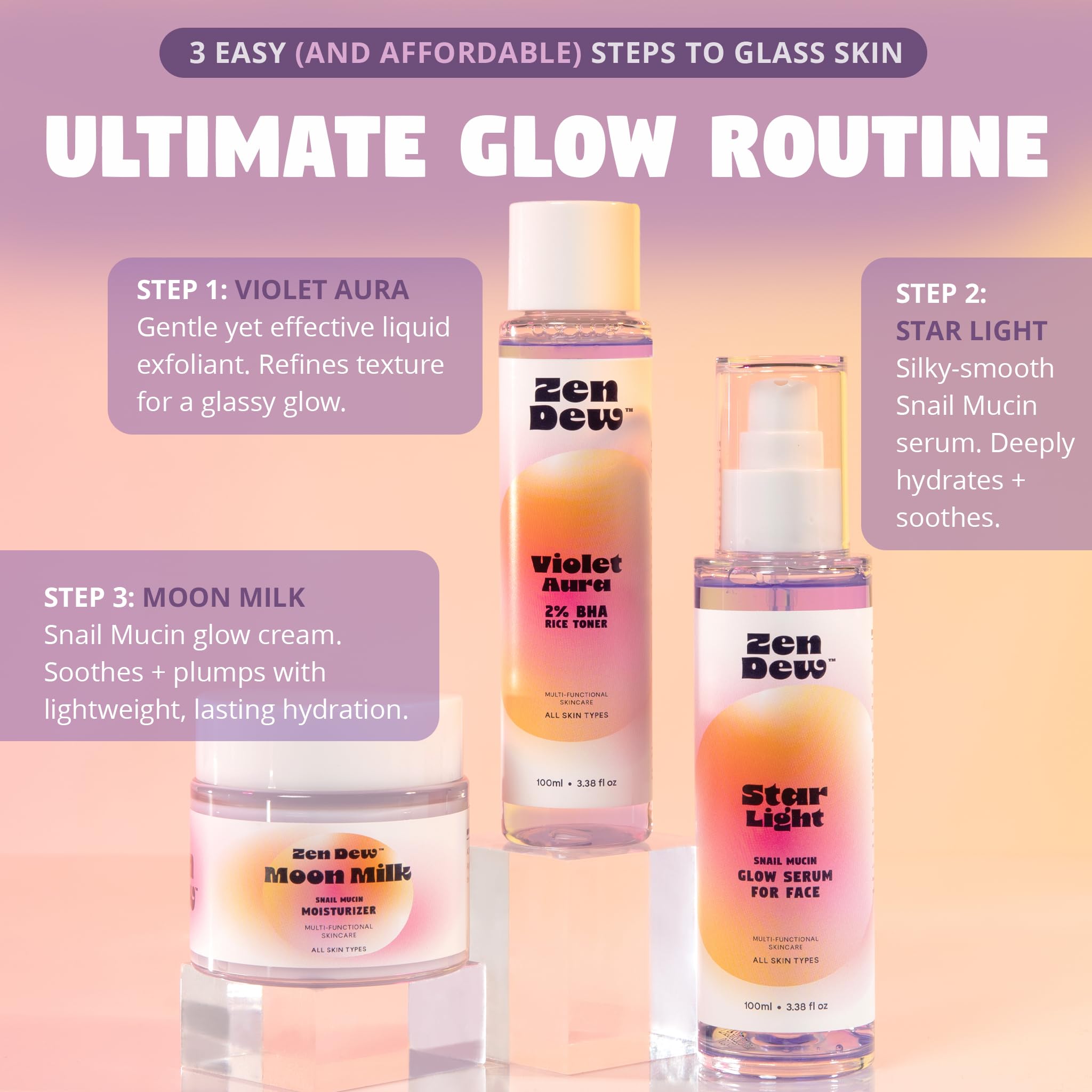 Clinically Advanced Korean Snail Mucin Serum - Zen Dew