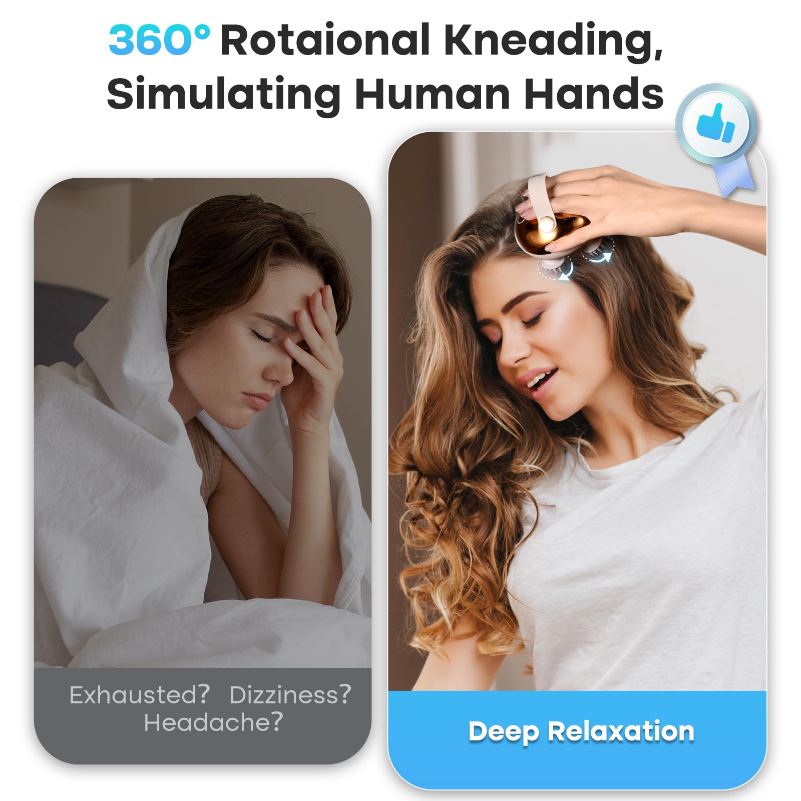 arboleaf Electric Scalp Massager Head Massager Scalp Stress Relax - arboleaf Official Product View 2