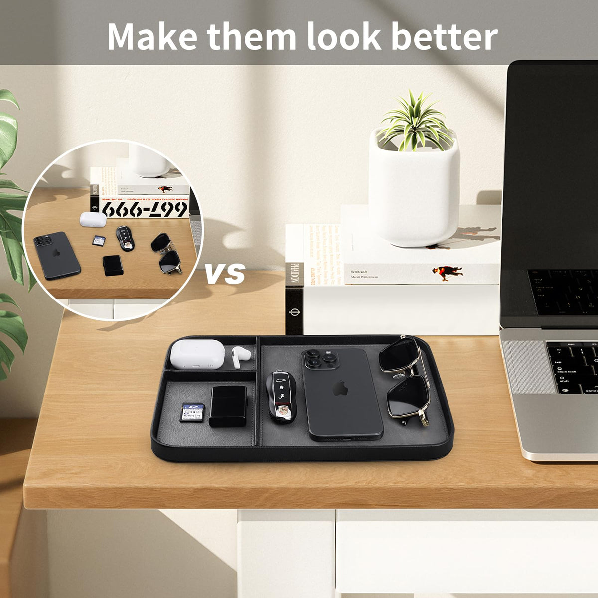 SENEN Leather Tray Stylish and Organized Multifunctional - SENEN Official Imagery - 8