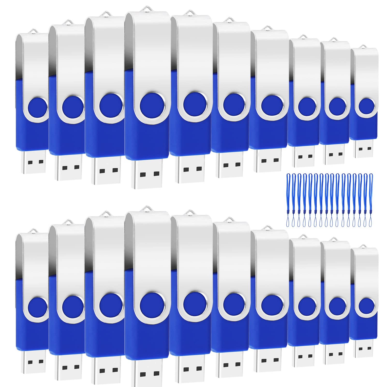 100-Pack of 1GB USB Flash Drive Bulk EASTBULL FAT32 Thumb Drive P - EASTBULL Official Product View 10