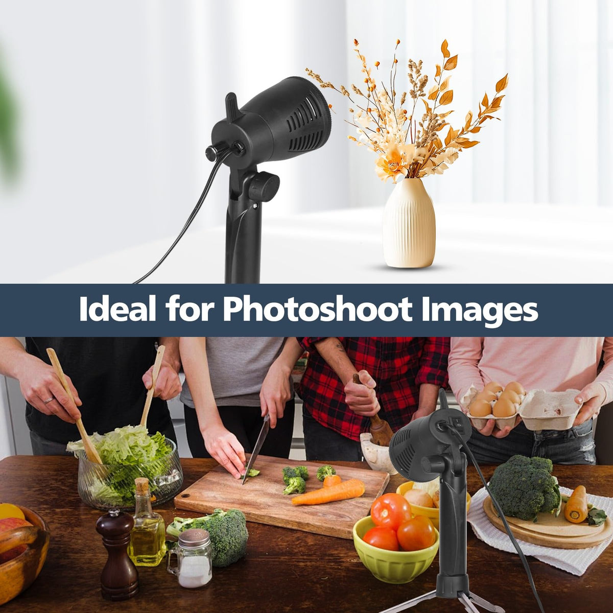 EMART Photography LED Spotlight for Video Recording and - EMART Official Imagery - 8