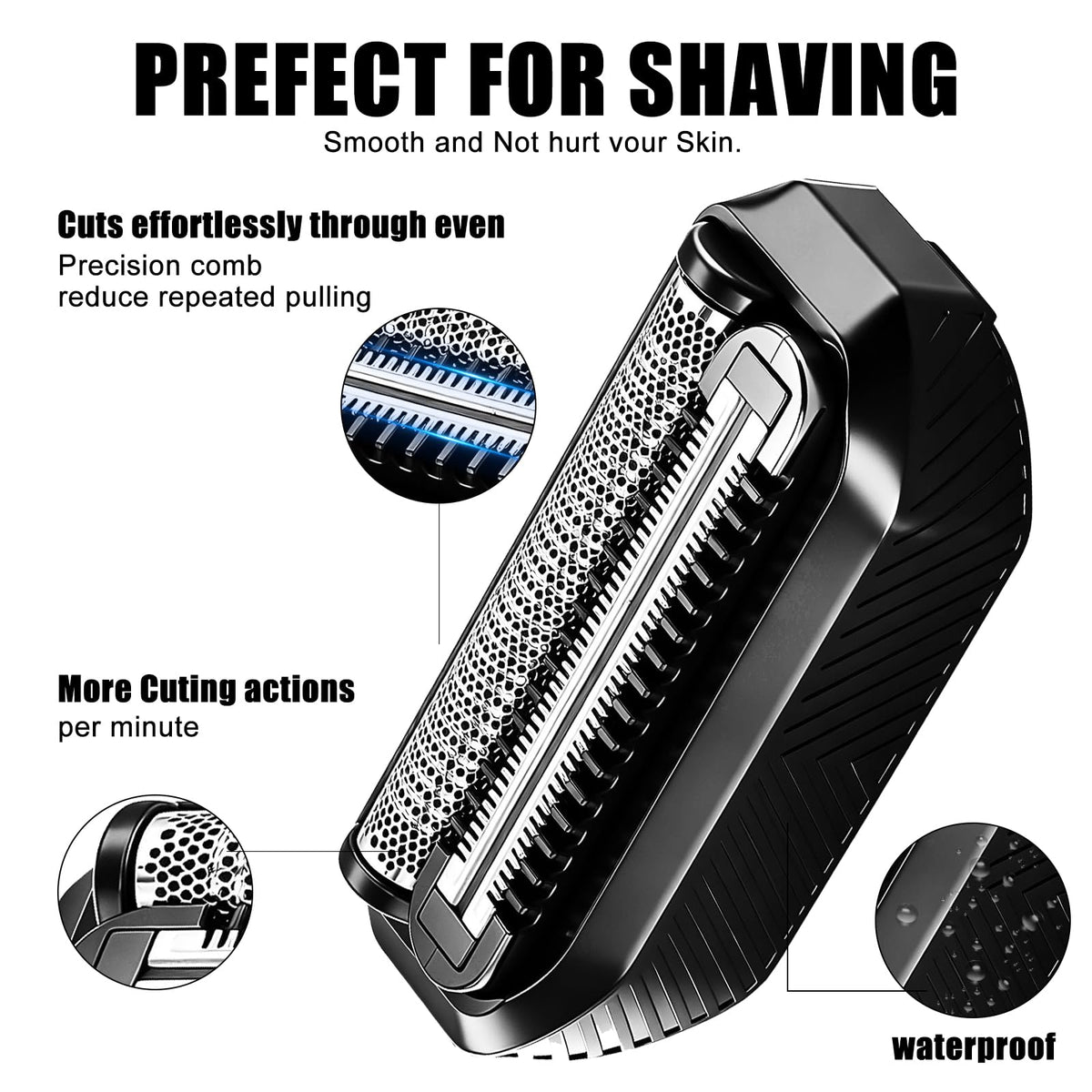 Head Shavers for MANSCAPED The Handyman Compact Face Shaver - Velurie Official Imagery - 3