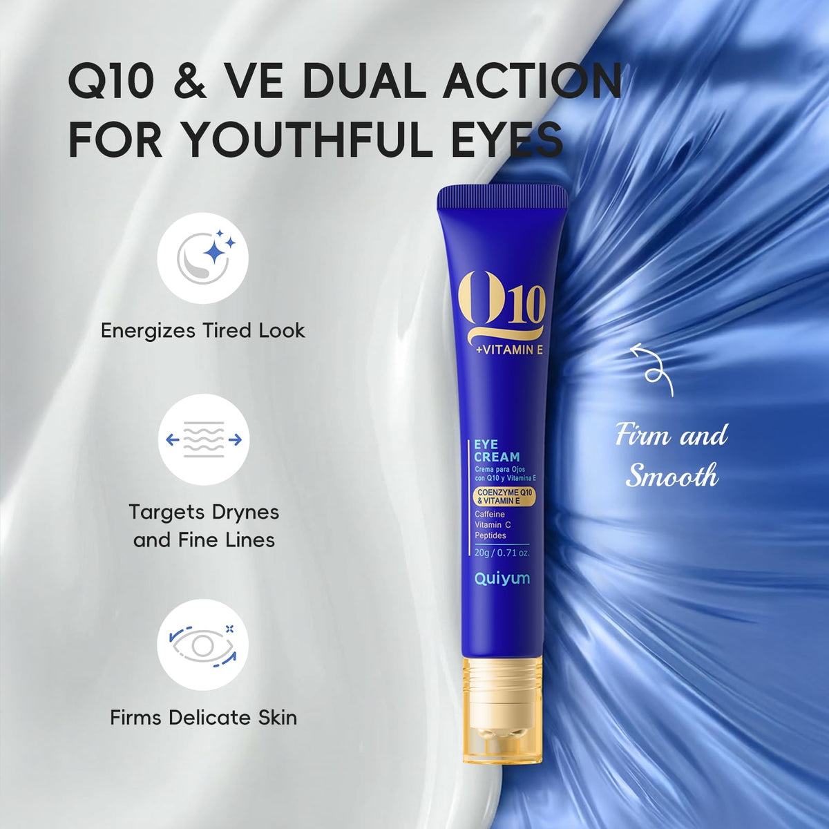 Q10 Vitamin E Complete Skincare Set 6 Step Daily Routine - QUIYUM Official Imagery - 7