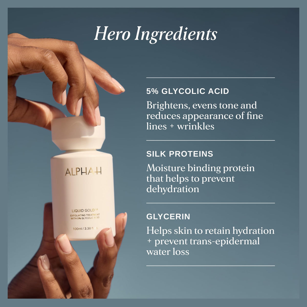 Alpha H Liquid Gold Exfoliating Treatment 5 Glycolic Acid - Premium Selection Official Imagery - 5
