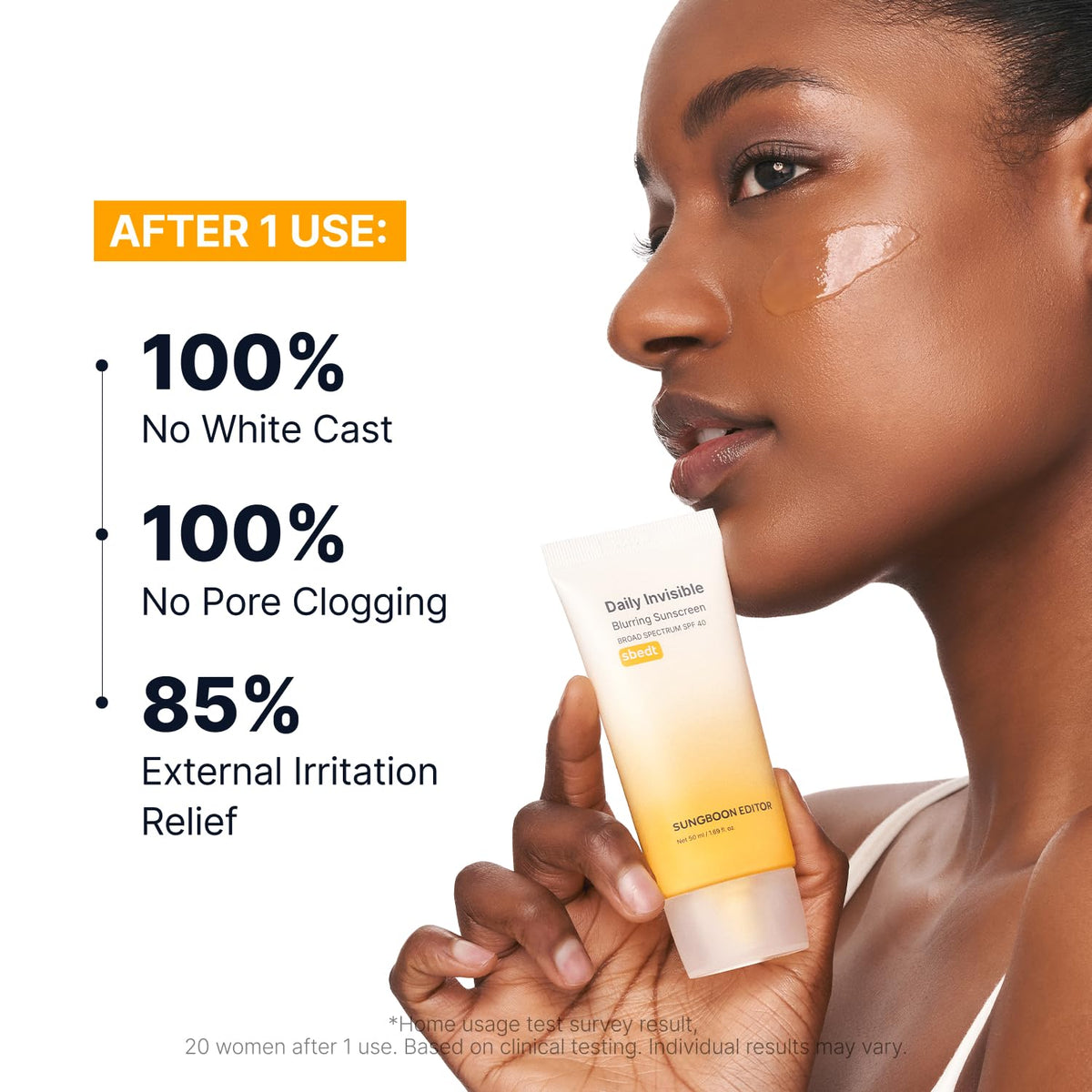 SUNGBOON EDITOR Daily Invisible Blurring Sunscreen SPF 40 1 - SUNGBOON EDITOR Official Imagery - 5