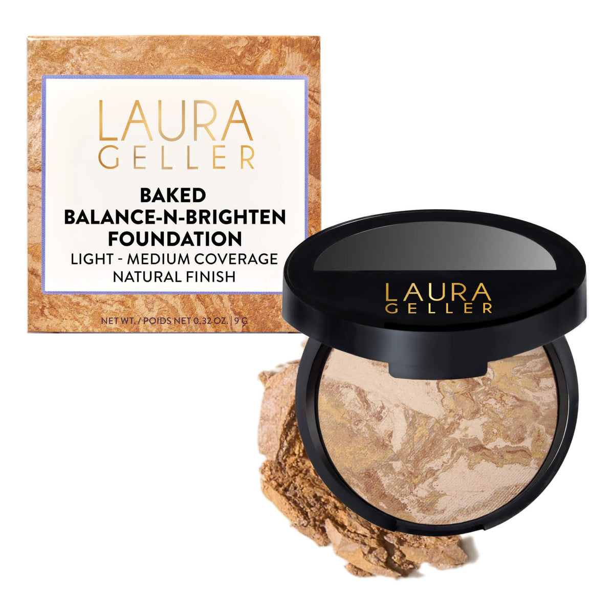 LAURA GELLER Baked Balance n Brighten Powder Foundation - LAURA GELLER NEW YORK Official Imagery - 2