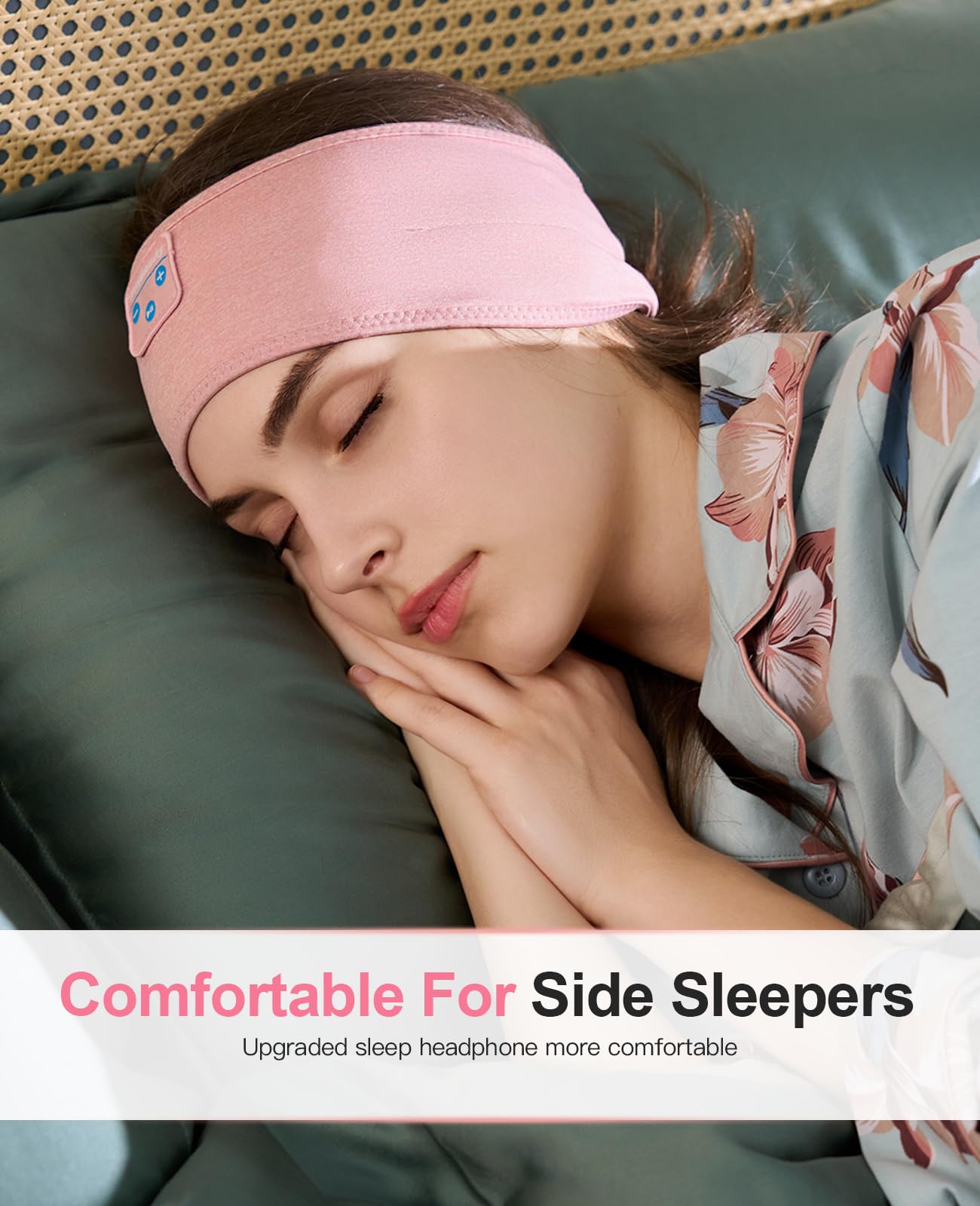 Perytong Sleep Headphones - Headband Headphones - Bluetooth Headband f - View 3