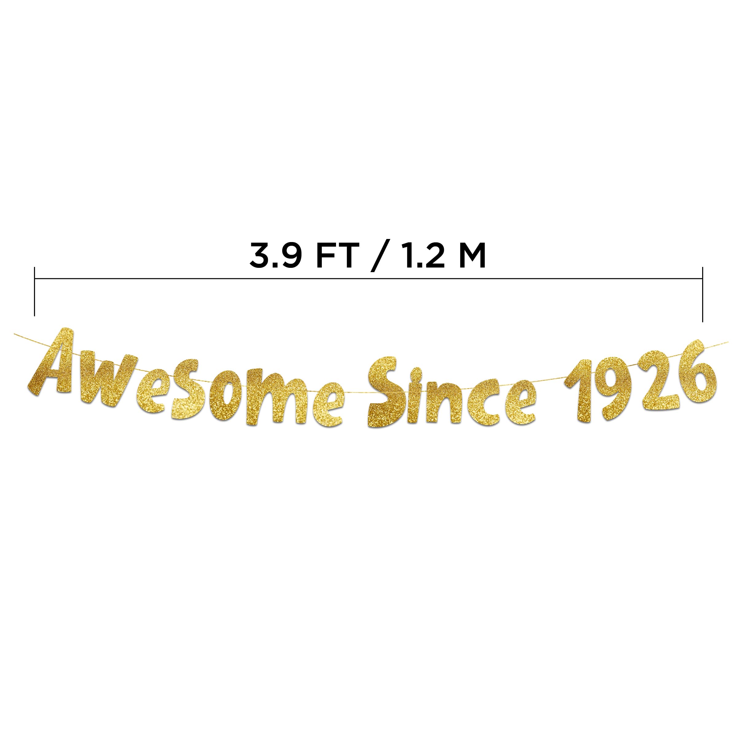 Sterling James Co. Pre-Strung Awesome Since 1926 Gold Glitter Ban - Sterling James Co. Official Product View 3