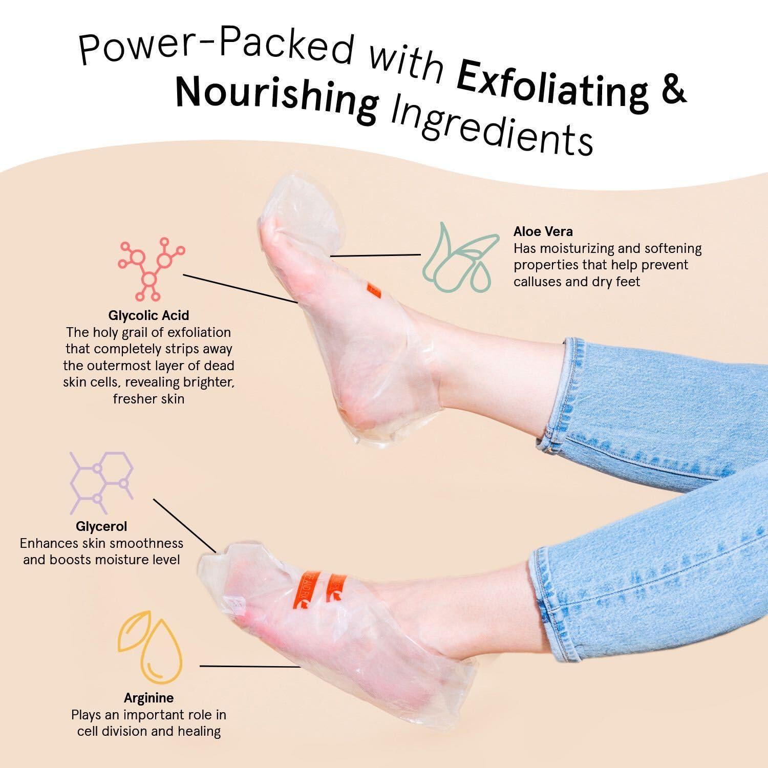 grace & stella Award-Winning Foot Peel Mask - View 5