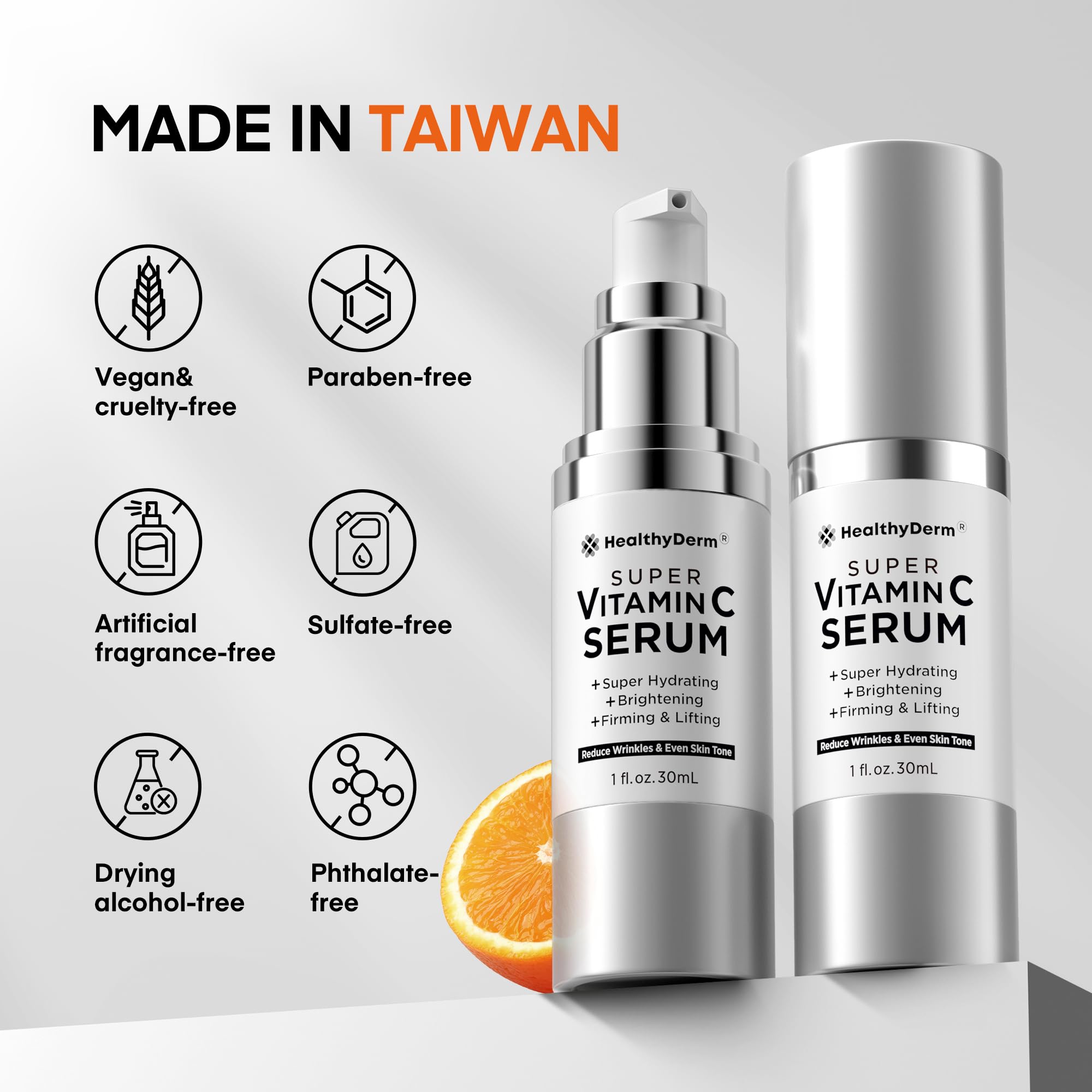 HealthyDerm Super Vitamin C Serum for Women Over 70 - HealthyDerm Official Imagery - 8