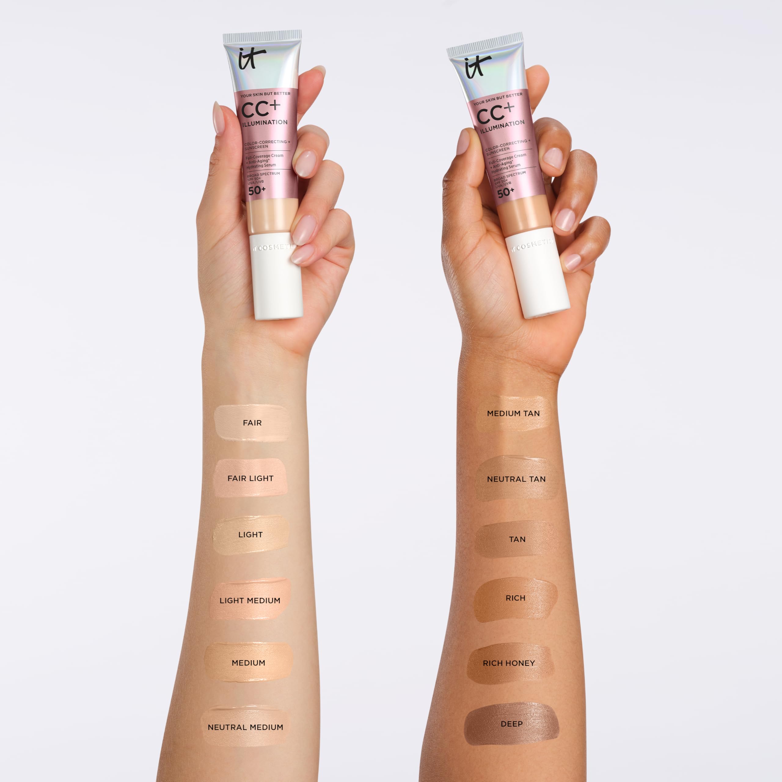 IT Cosmetics CC+ Cream Illumination Radiant Foundation with SPF 50+ - Elefair Tech Official Product View 7