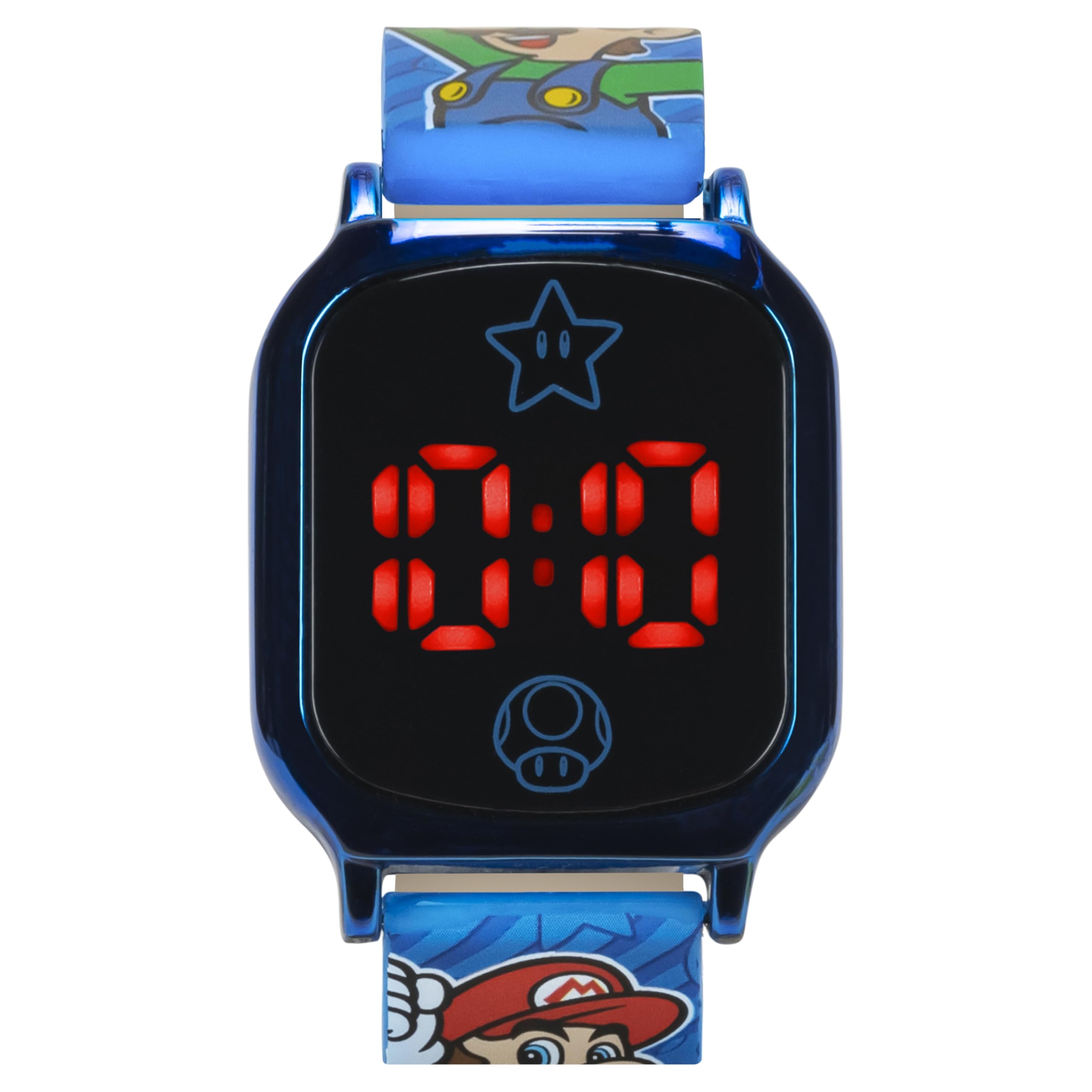 Accutime Super Mario Kids Touch-Activated LED Watch - Digital Time Dis - View 9
