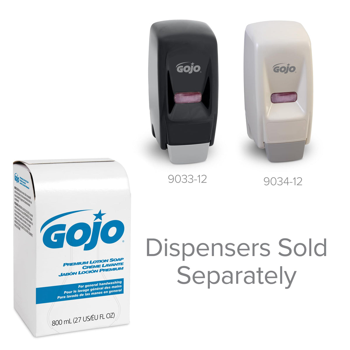 GOJO 800 Series Lotion Soap Refill 12ct x 800 mL - GOJO Official Imagery - 6