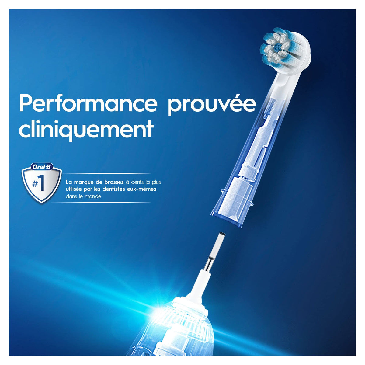 Oral B Sensitive Clean Replacement Brush Heads x 8 Original - Oral-B Official Imagery - 6