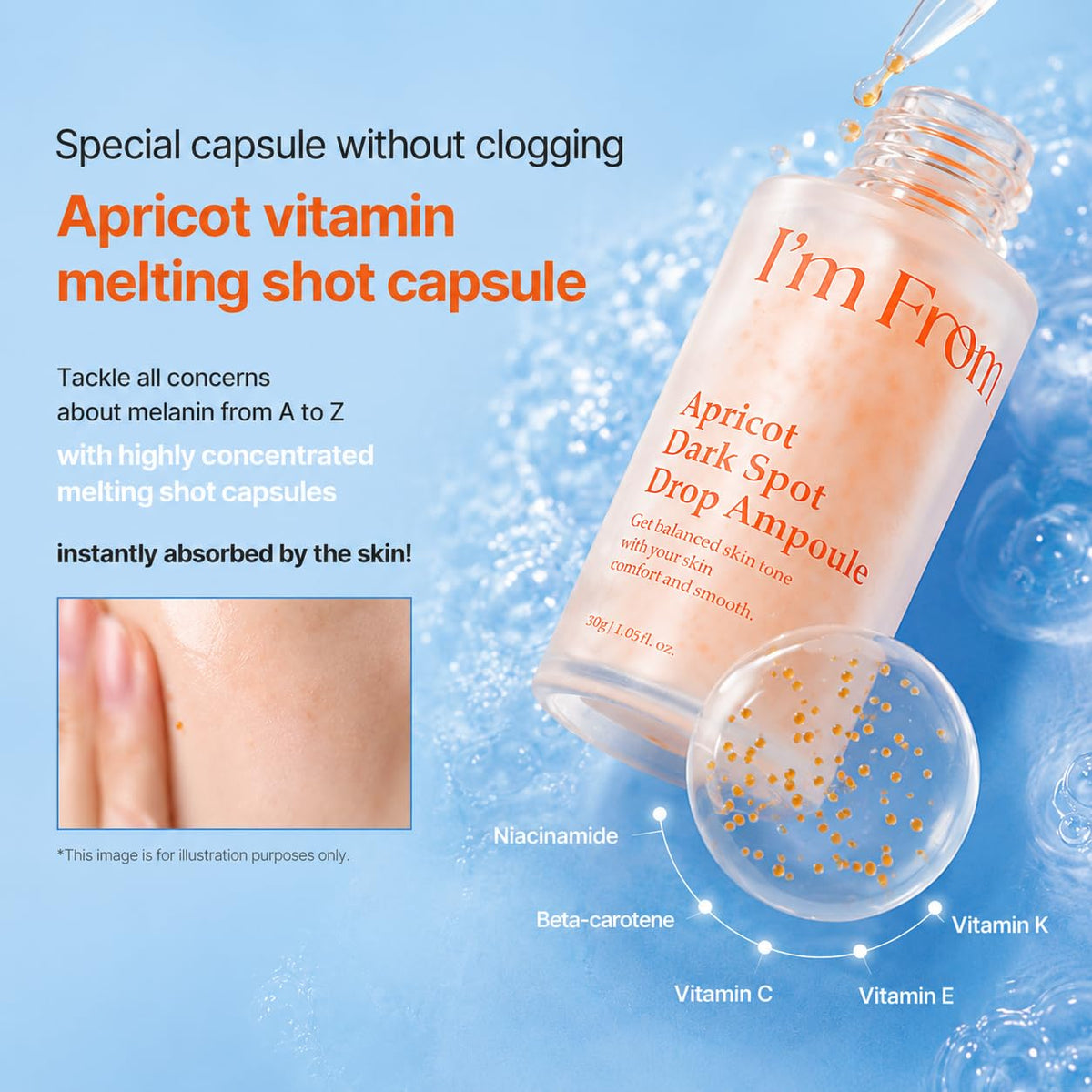 I m From Apricot Glow Ampoule Serum with 5 Niacinamide - I'm from Official Imagery - 5