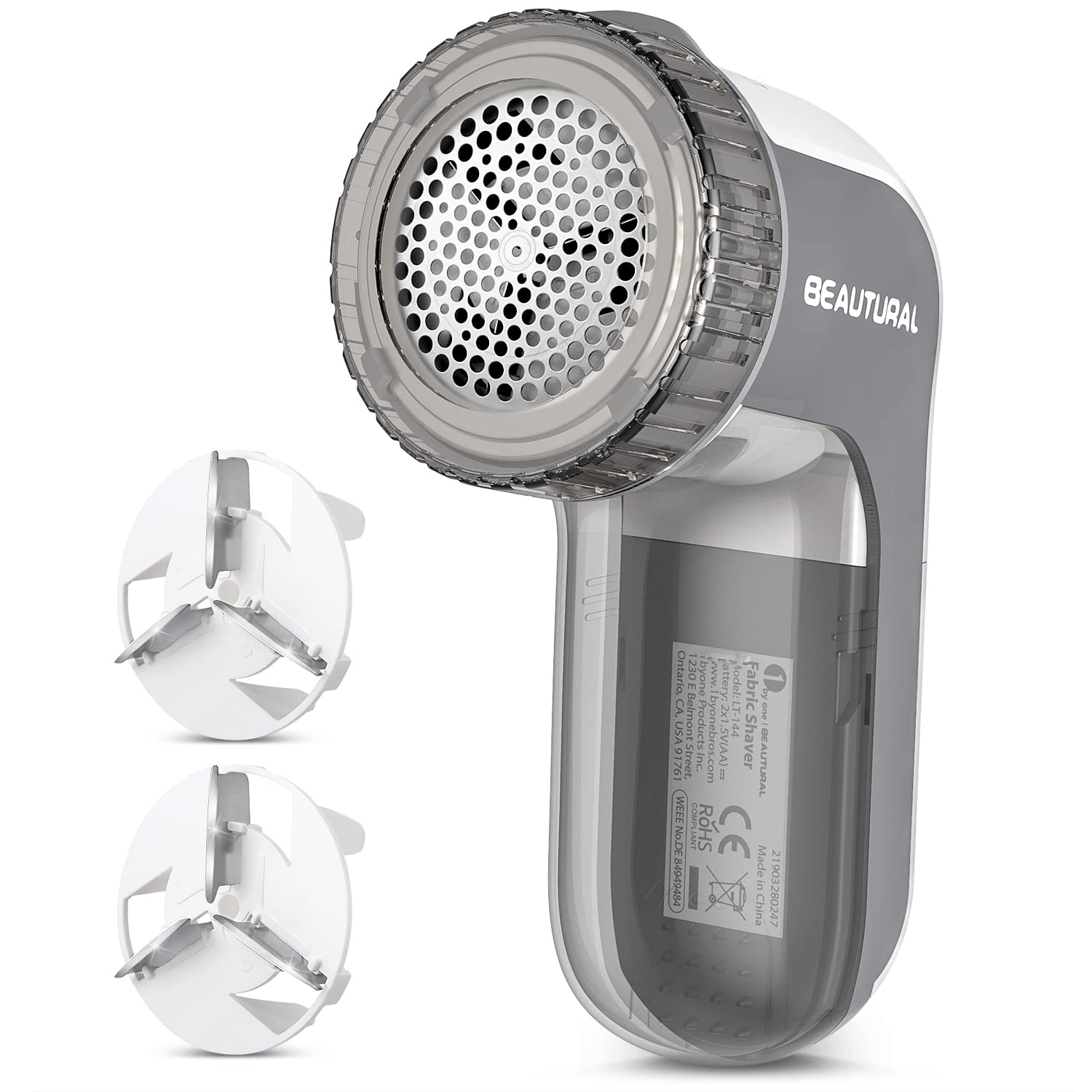 BEAUTURAL Fabric Shaver and Lint Remover, Portable Sweater Defuzz by BEAUTURAL - Angle View 1