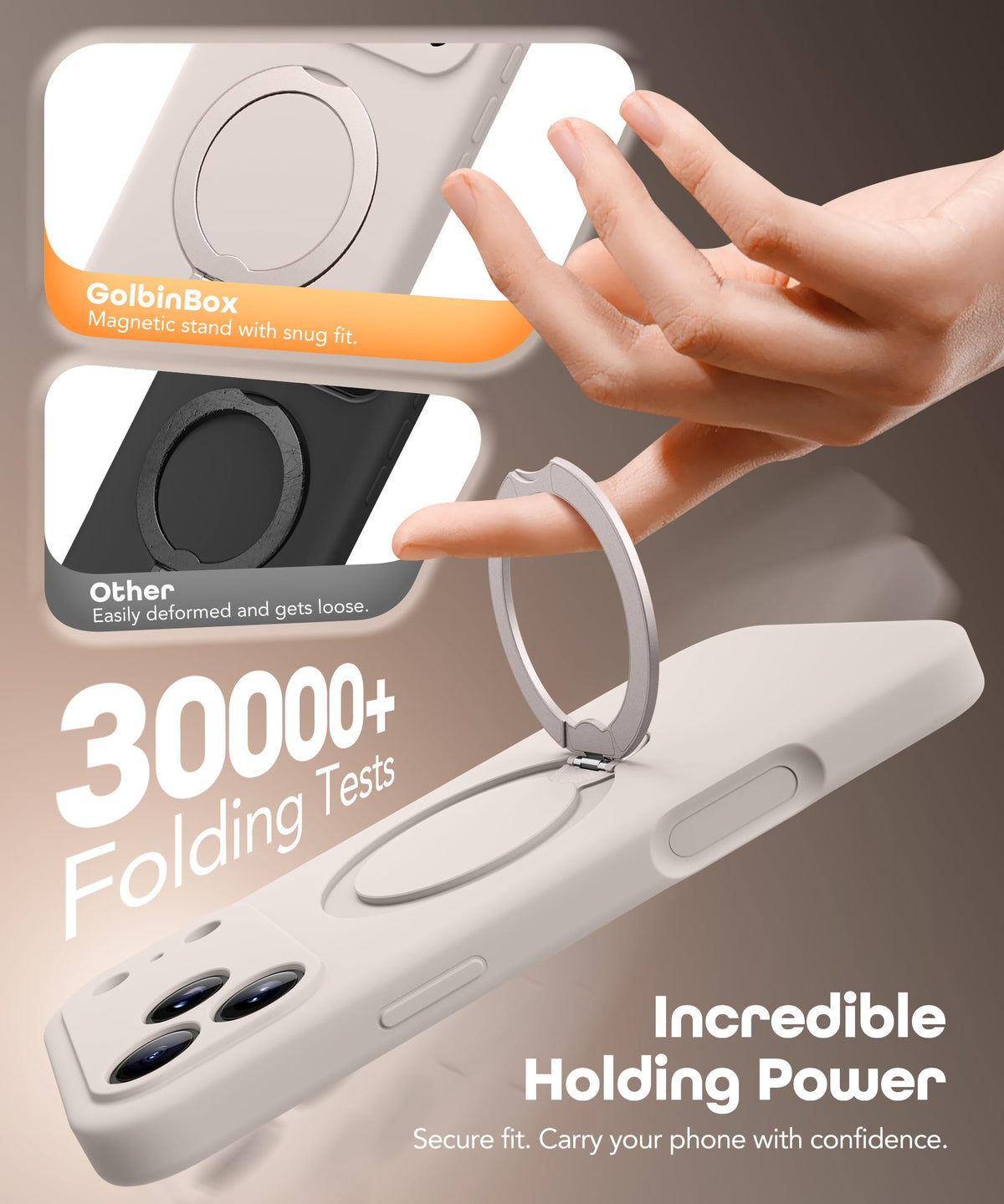 GolbinBox for iPhone 17 Pro Case with 360 Spin Magnetic - GolbinBox Official Imagery - 6