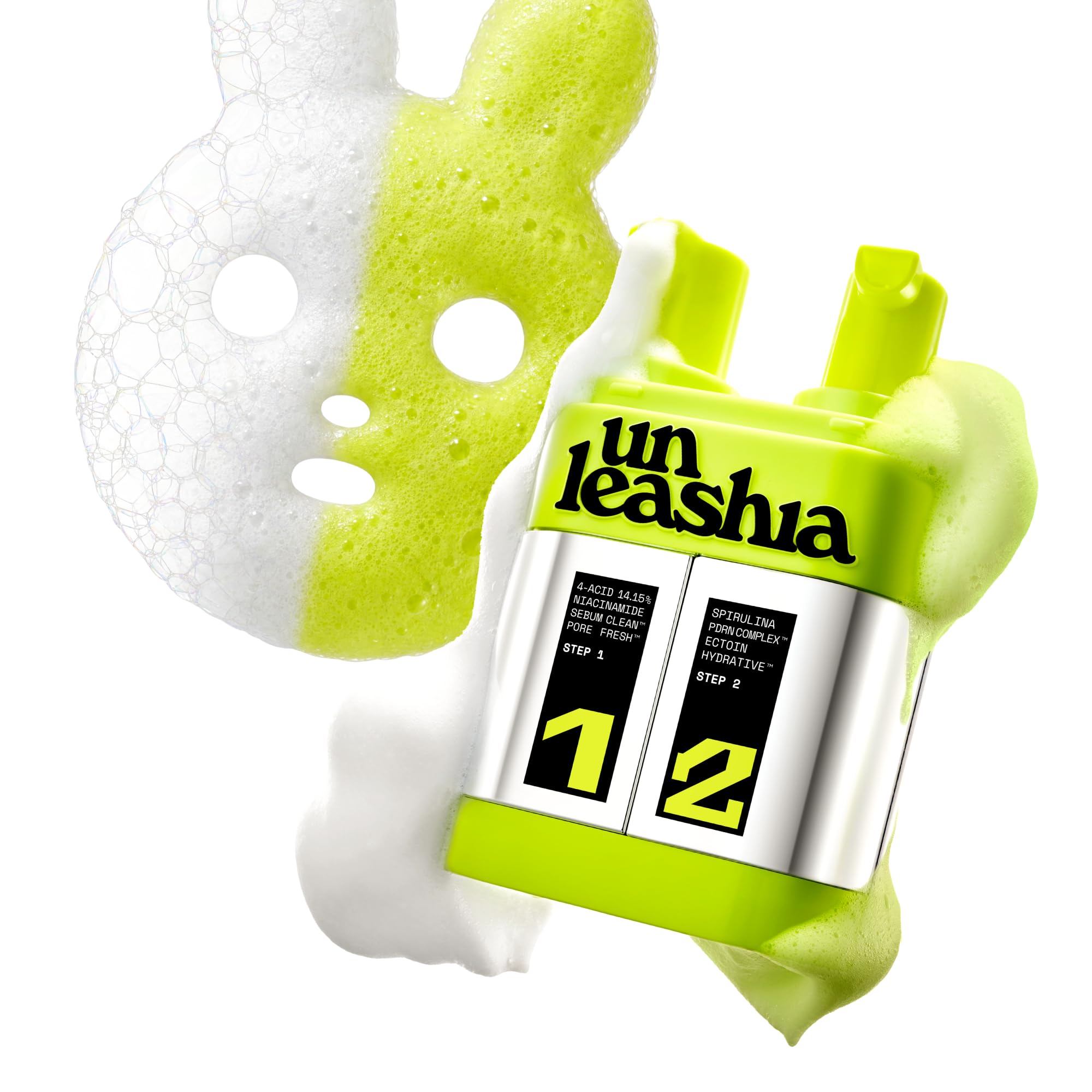 UNLEASHIA 2 Step Zero Pore Overnight Bubble Mask - UNLEASHIA Official Imagery - 2